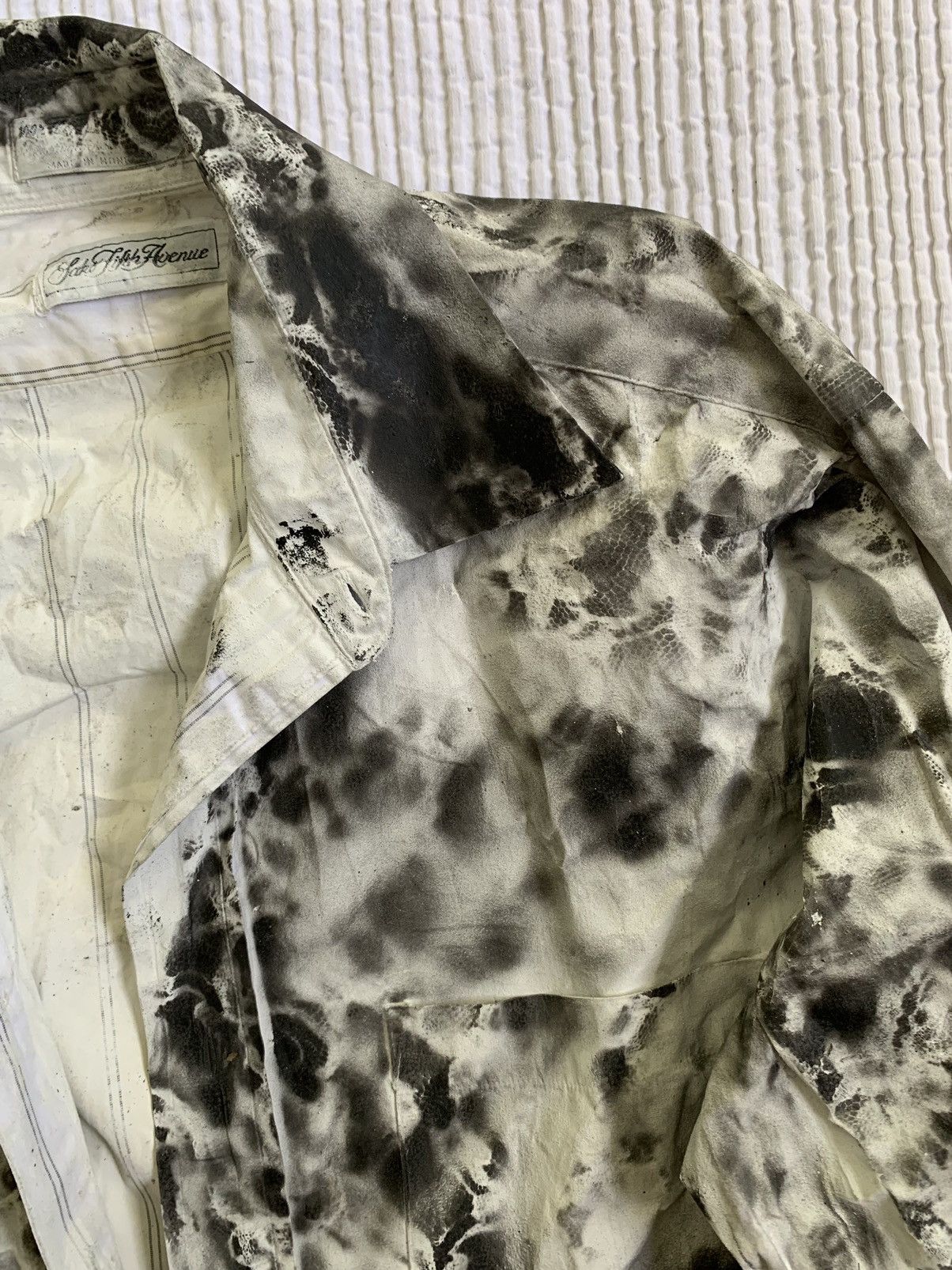 Handmade Sexy Punk Paint Print Shirt Size US M / EU 48-50 / 2 - 9 Thumbnail