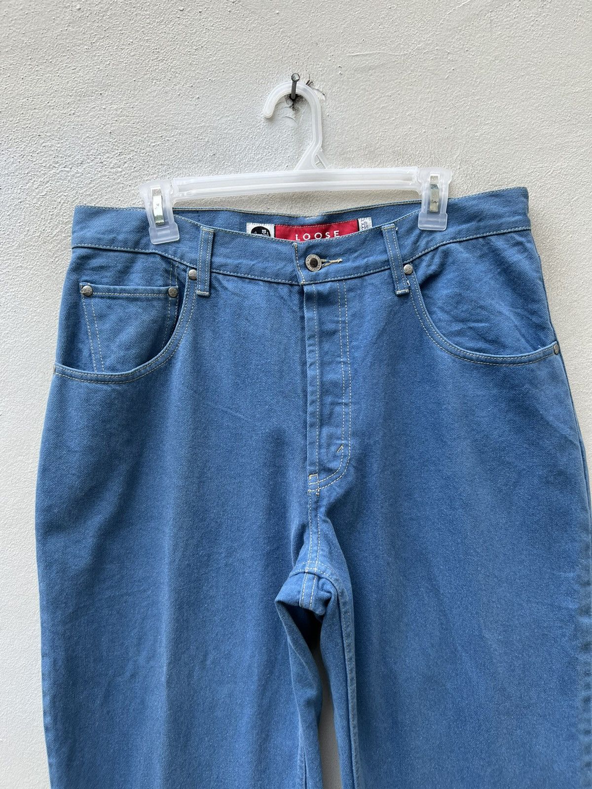 Levi's × Vintage VTG 1998 Levi’s Silvertab Turquoise Blue Denim Loose Jeans Size US 34 / EU 50 - 7 Thumbnail