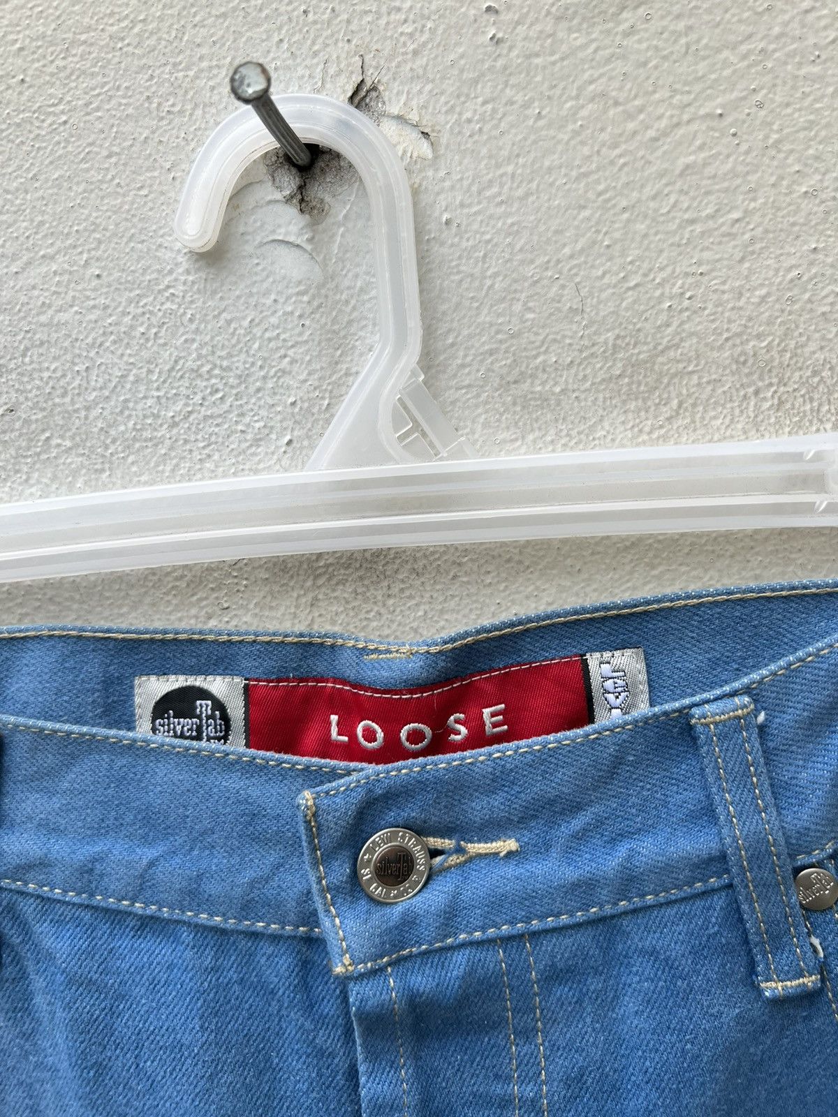 Levi's × Vintage VTG 1998 Levi’s Silvertab Turquoise Blue Denim Loose Jeans Size US 34 / EU 50 - 8 Thumbnail