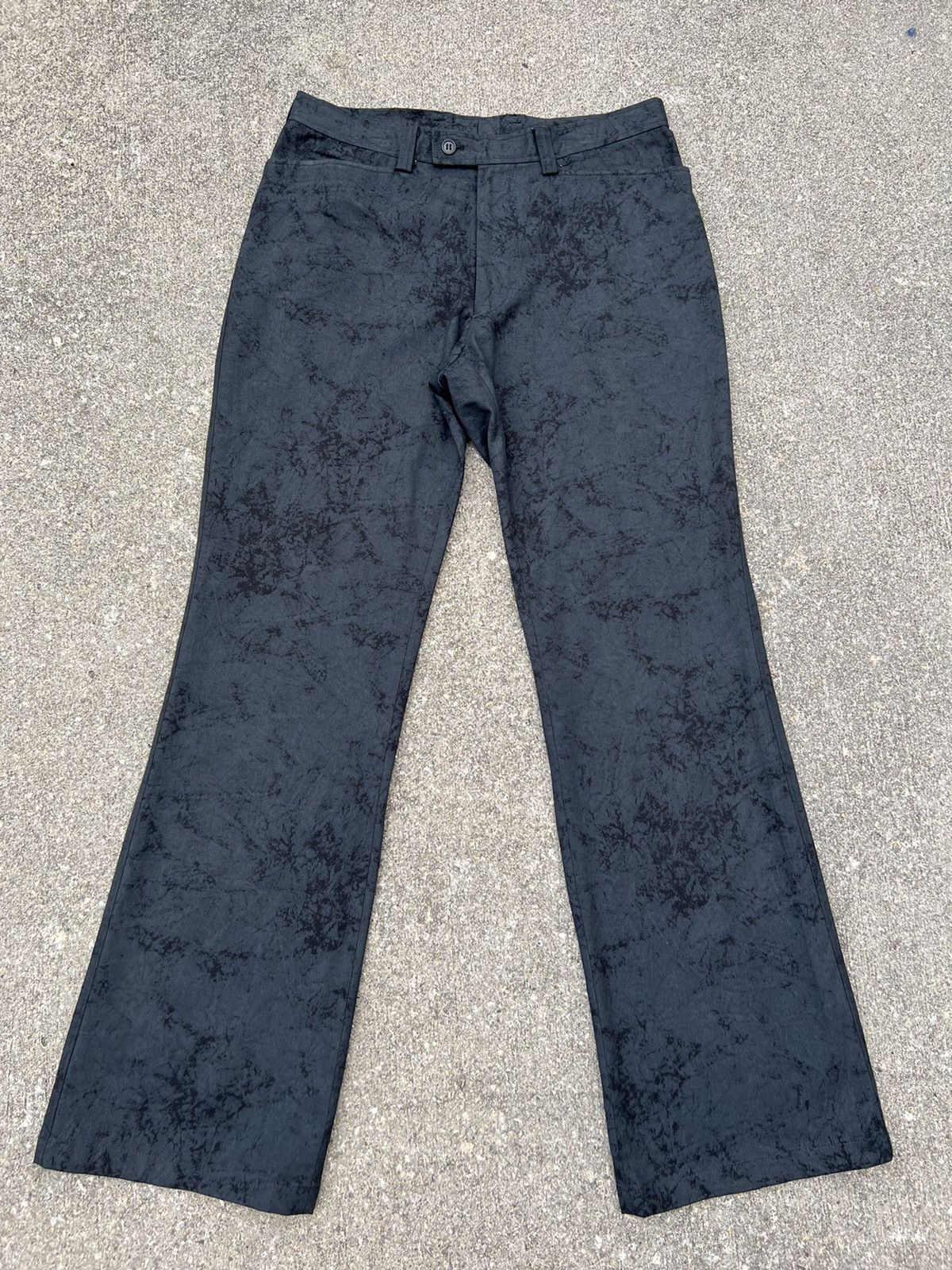 Tornado Mart Vintage Tornado Mart Japan Printed Abstract Art Flare Pant Size US 31 - 1 Thumbnail