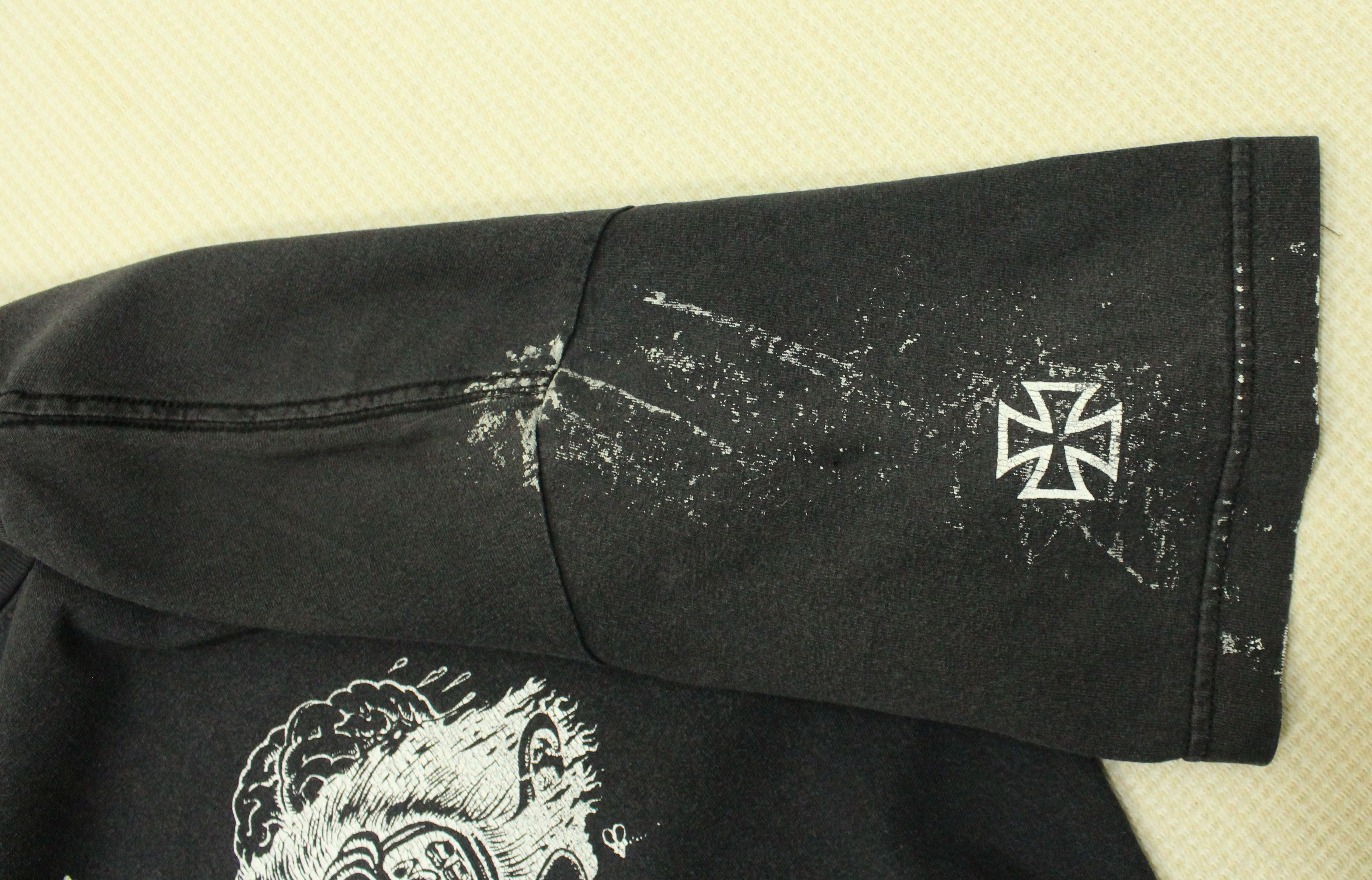 Vintage Vintage WATERS CUSTOMS T Shirt Faded Black Size US L / EU 52-54 / 3 - 15 Thumbnail