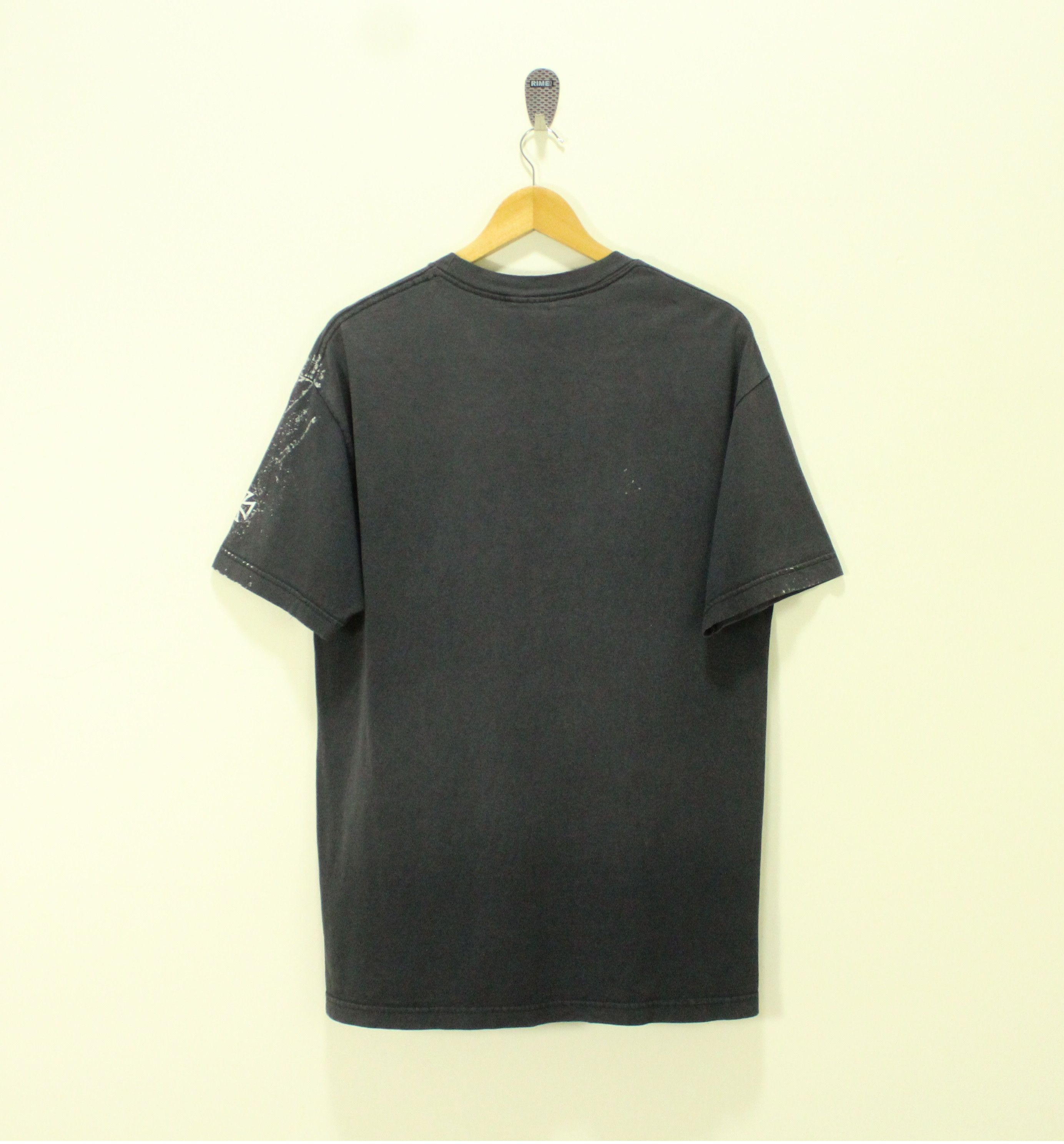Vintage Vintage WATERS CUSTOMS T Shirt Faded Black Size US L / EU 52-54 / 3 - 5 Thumbnail