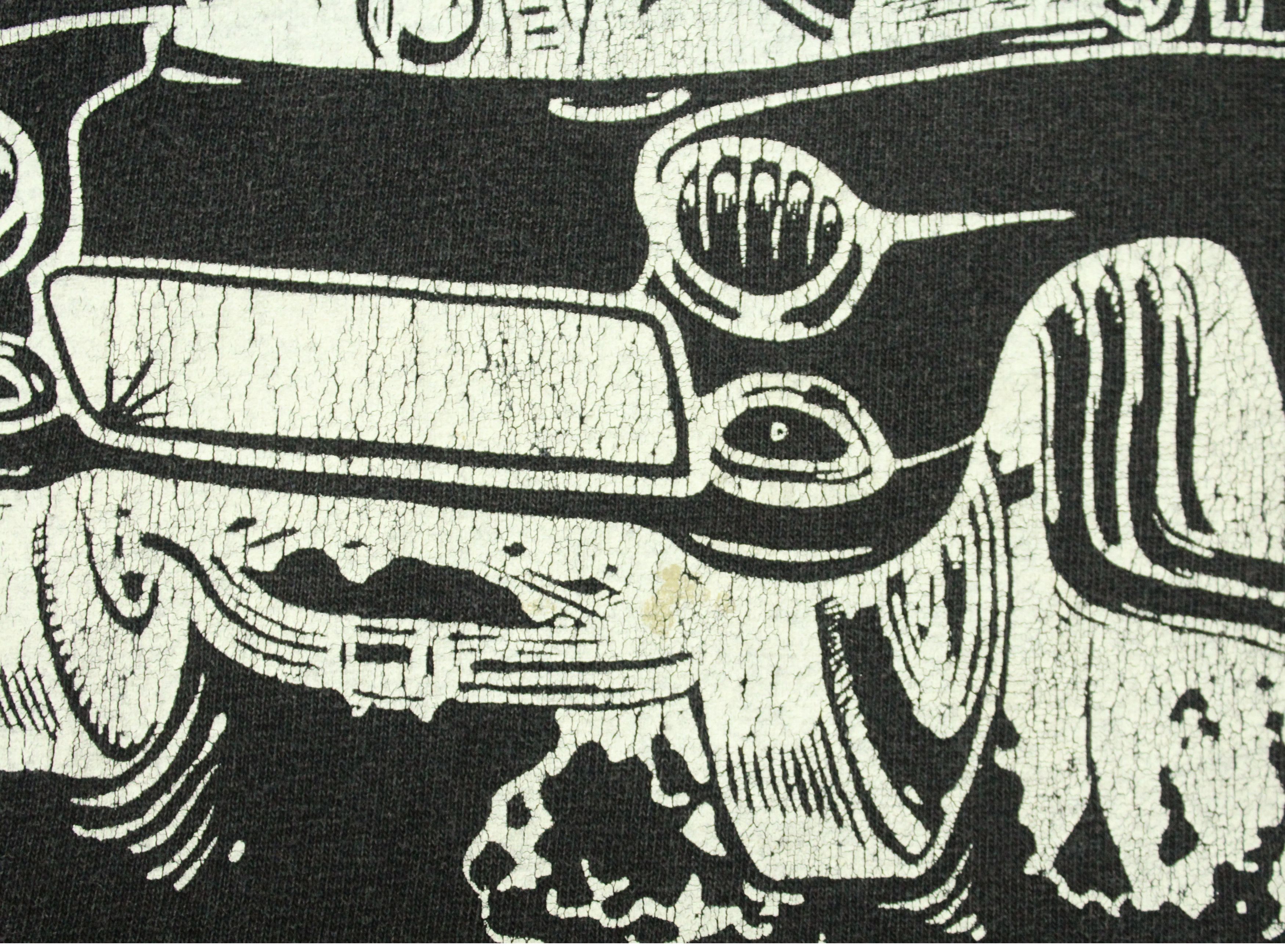 Vintage Vintage WATERS CUSTOMS T Shirt Faded Black Size US L / EU 52-54 / 3 - 9 Thumbnail
