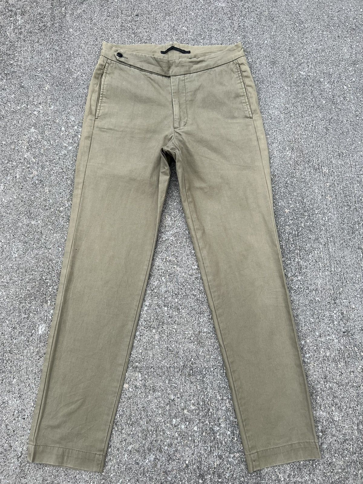 ABAHOUSE Abahouse D’AGILITA Japan Fade Olive Green Gurkha Chinos Pant Size US 29 - 1 Thumbnail