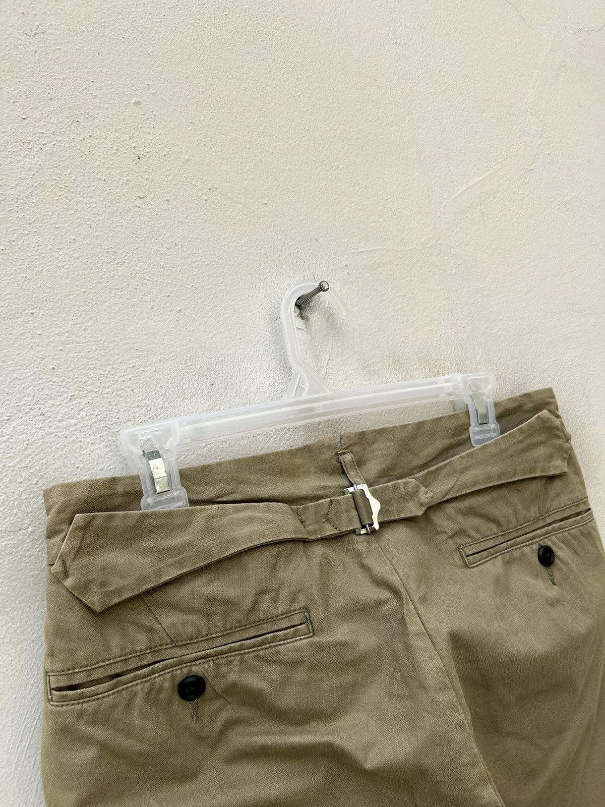 ABAHOUSE Abahouse D’AGILITA Japan Fade Olive Green Gurkha Chinos Pant Size US 29 - 17 Thumbnail