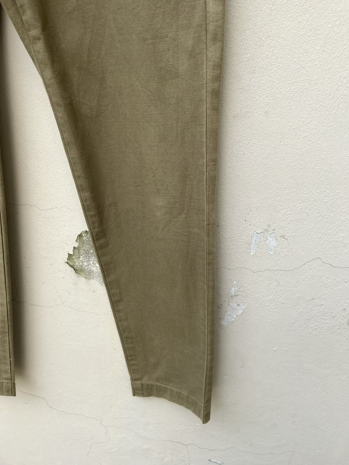 ABAHOUSE Abahouse D’AGILITA Japan Fade Olive Green Gurkha Chinos Pant Size US 29 - 13 Thumbnail