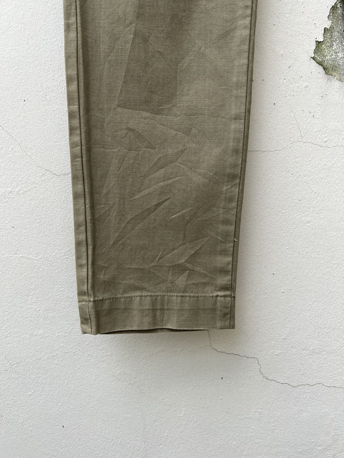 ABAHOUSE Abahouse D’AGILITA Japan Fade Olive Green Gurkha Chinos Pant Size US 29 - 11 Thumbnail