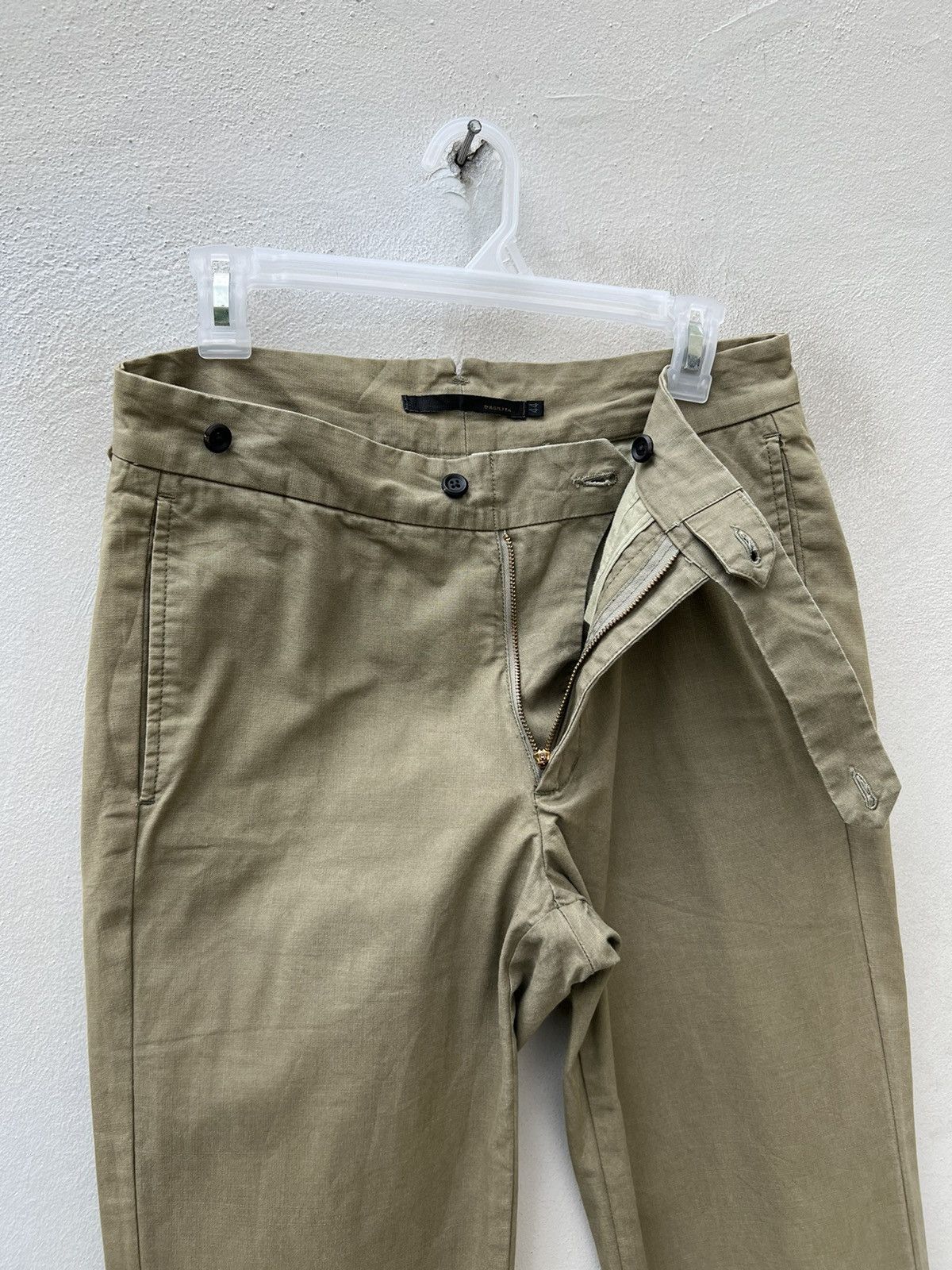 ABAHOUSE Abahouse D’AGILITA Japan Fade Olive Green Gurkha Chinos Pant Size US 29 - 9 Thumbnail