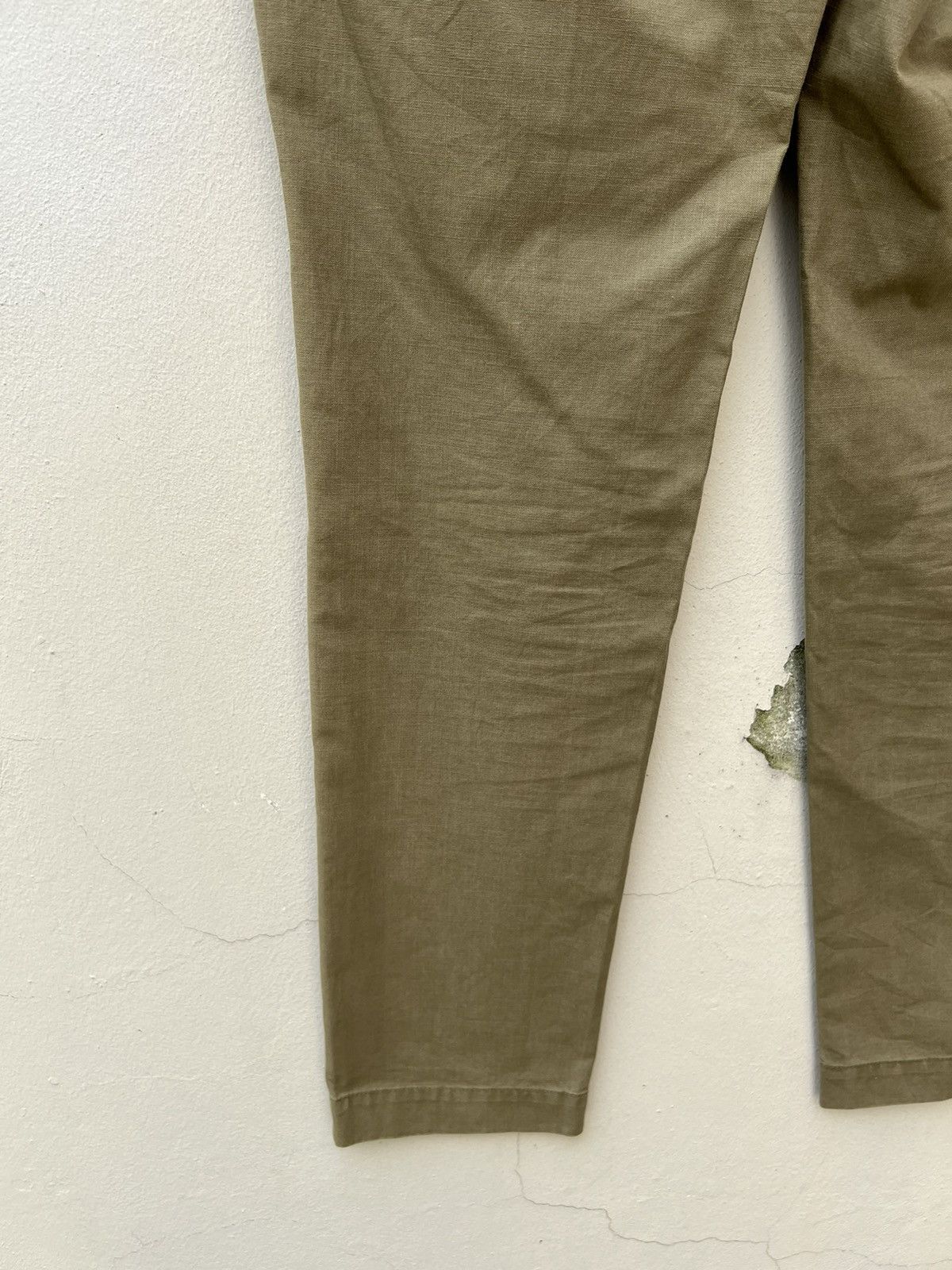 ABAHOUSE Abahouse D’AGILITA Japan Fade Olive Green Gurkha Chinos Pant Size US 29 - 18 Thumbnail