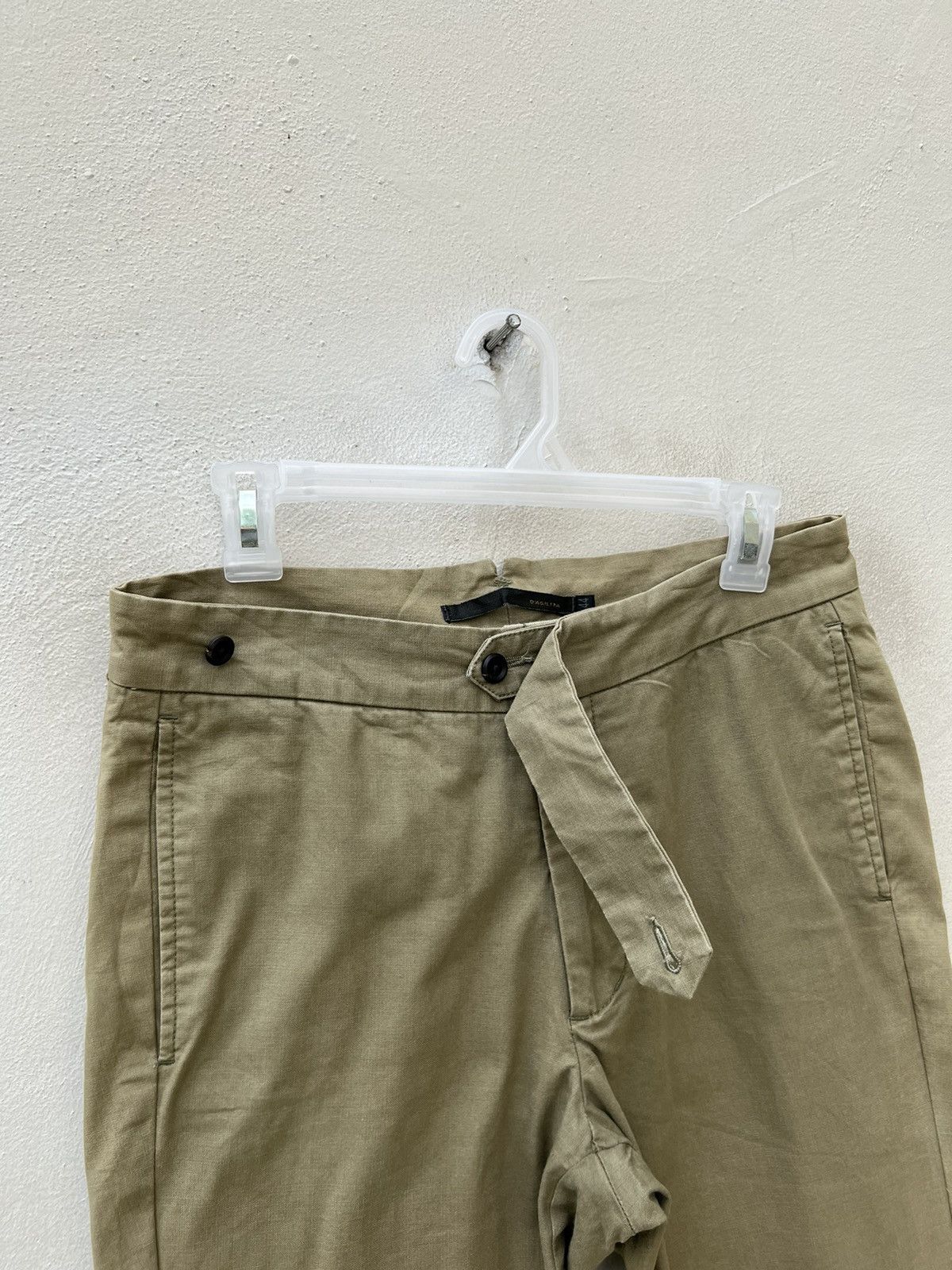 ABAHOUSE Abahouse D’AGILITA Japan Fade Olive Green Gurkha Chinos Pant Size US 29 - 8 Thumbnail