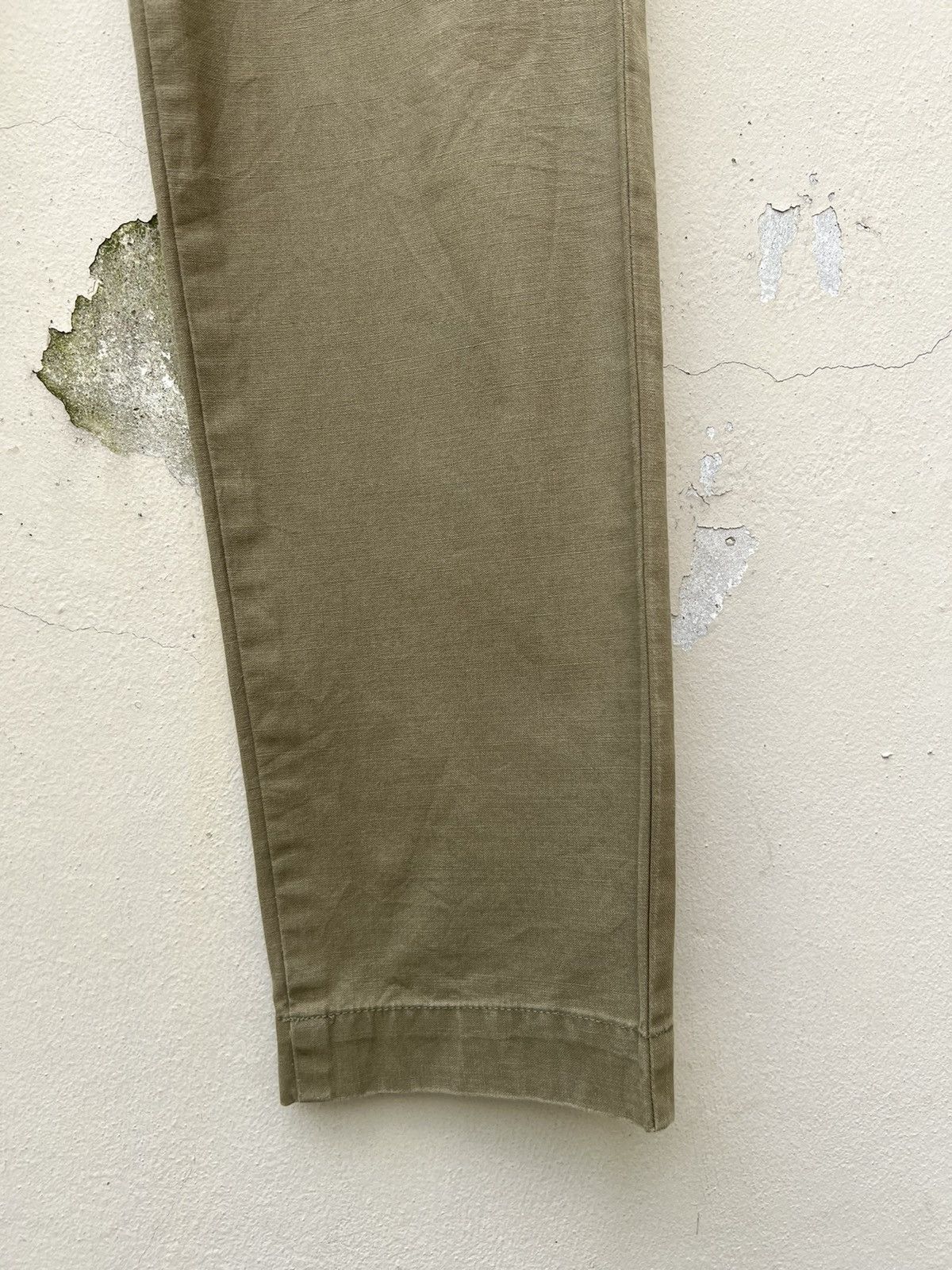 ABAHOUSE Abahouse D’AGILITA Japan Fade Olive Green Gurkha Chinos Pant Size US 29 - 14 Thumbnail