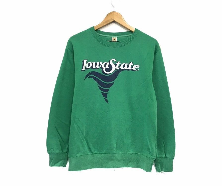 Iowa State University Crewneck Sweatshirt Big Logo Spell Out