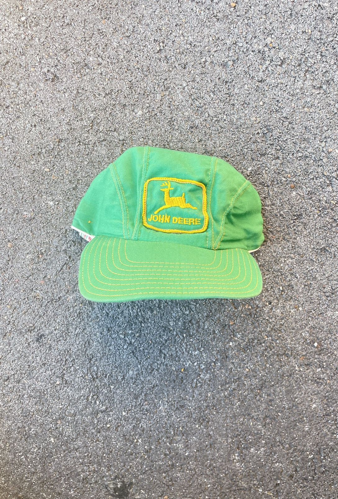 Vintage Vintage made in USA John Deere long bill patch hat Size ONE SIZE - 1 Preview