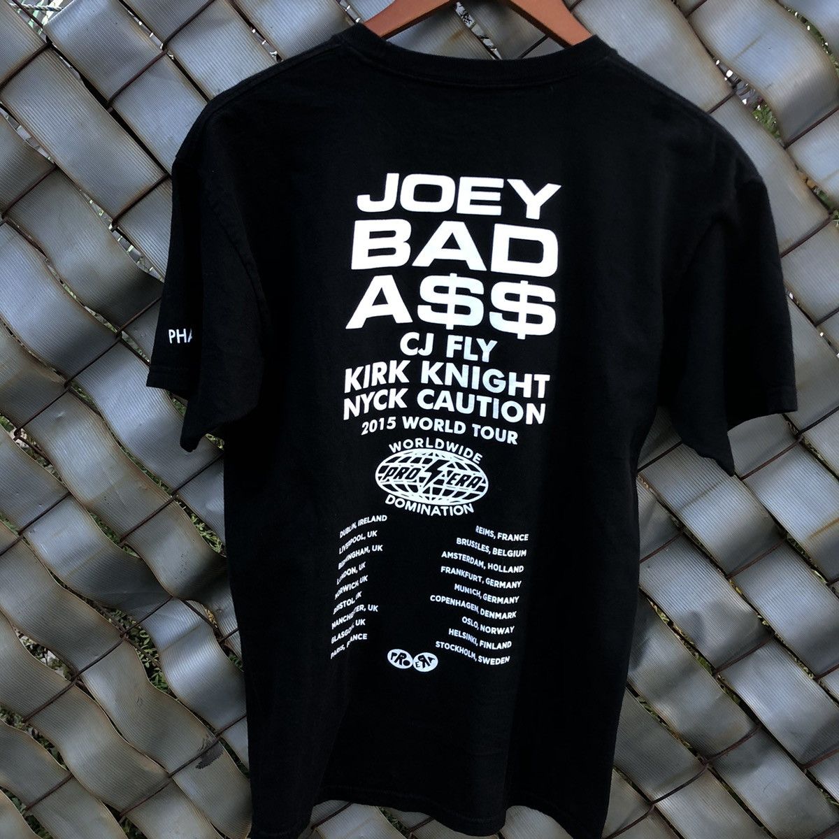 Pro Era × Rap Tees JOEY BADASS WORLDWIDE DOMINATION TOUR 2015 Size US M / EU 48-50 / 2 - 2 Thumbnail