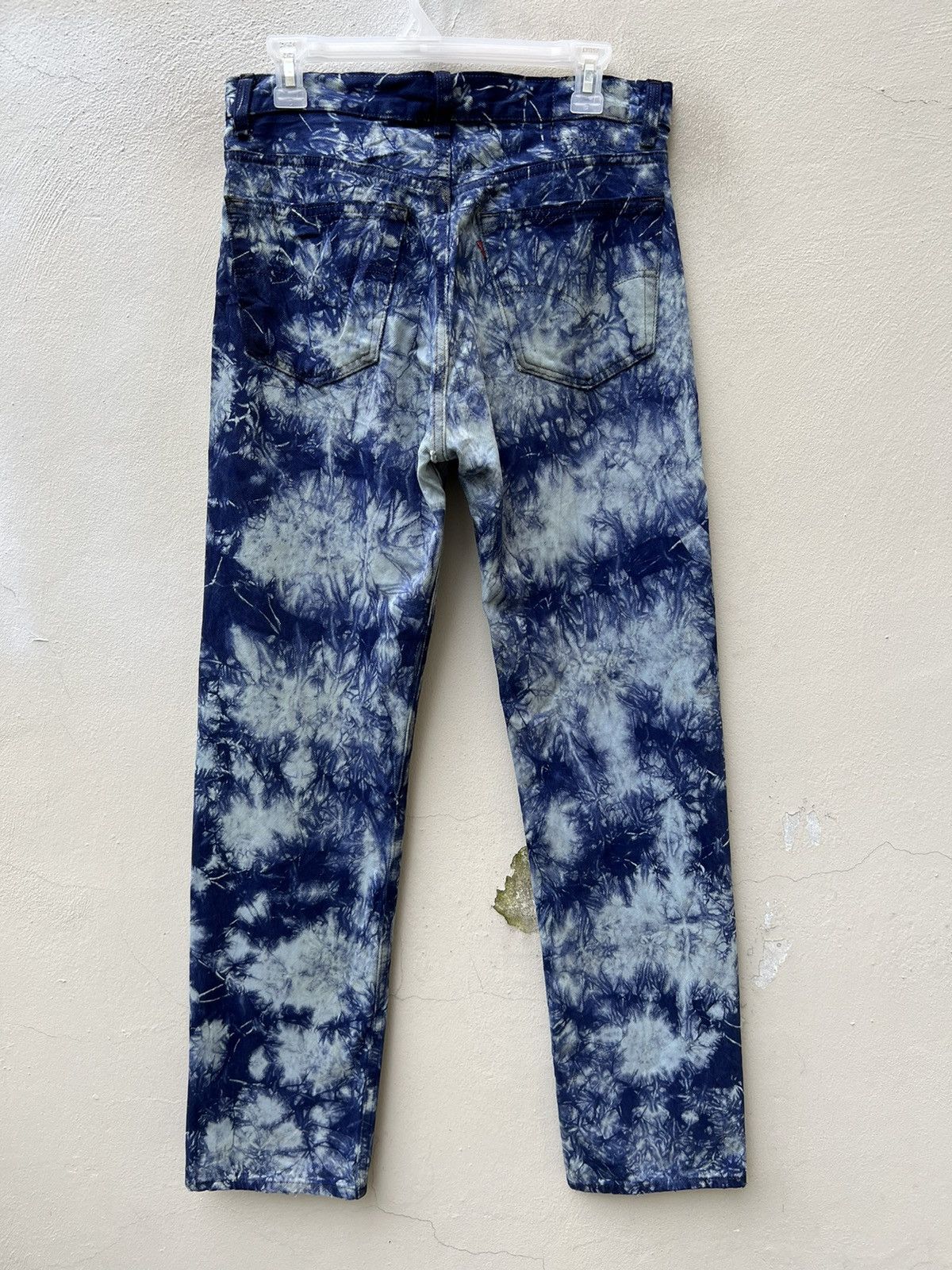 Levi's Vintage Late 80s Levi’s 501 Tie Dye Denim Regular Jeans Size US 31 - 15 Thumbnail