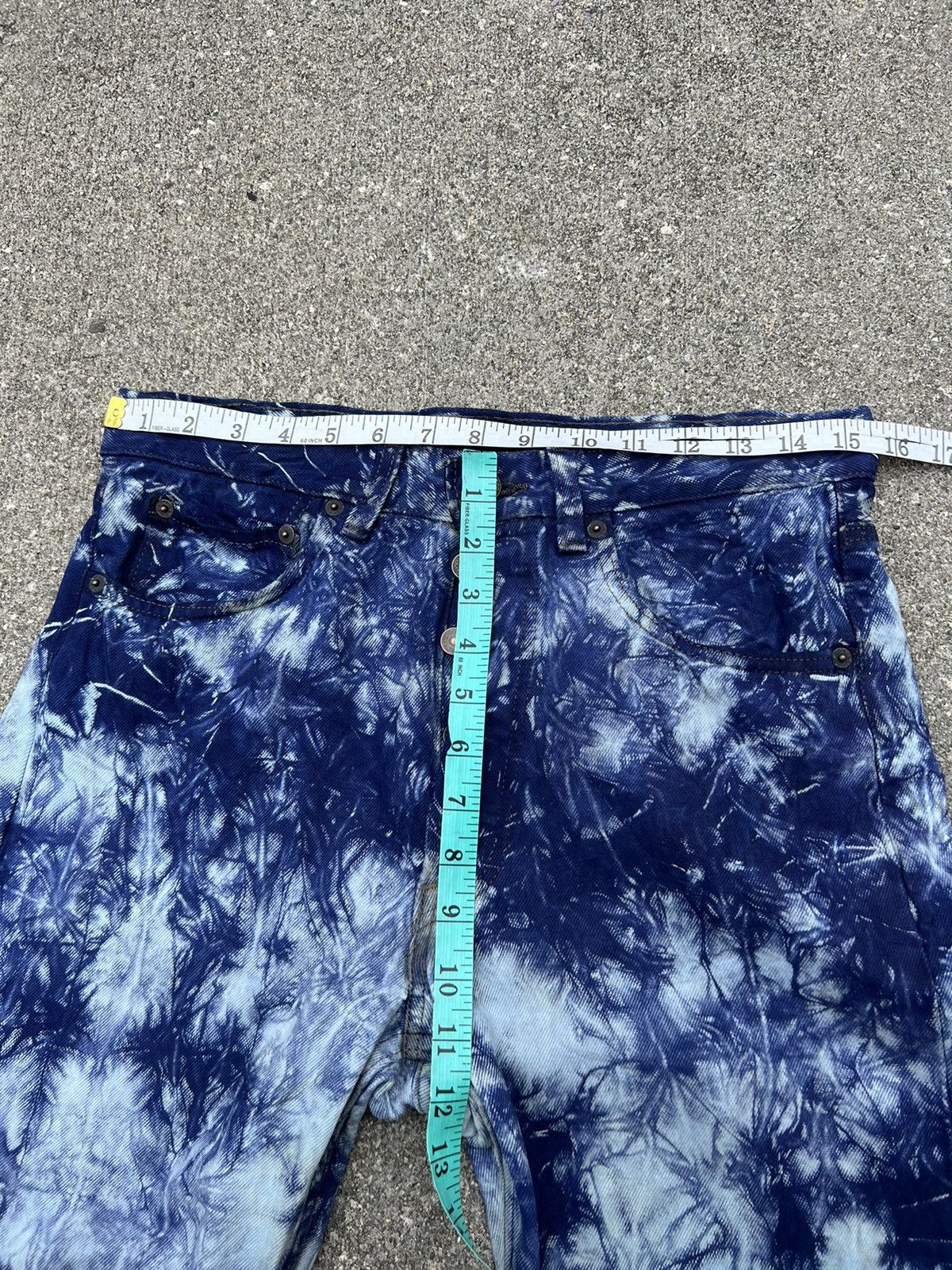 Levi's Vintage Late 80s Levi’s 501 Tie Dye Denim Regular Jeans Size US 31 - 2 Thumbnail
