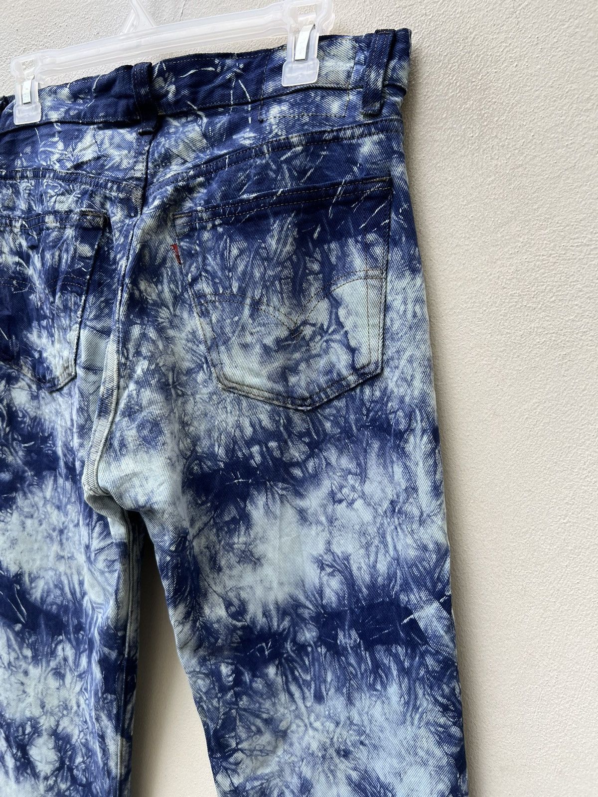 Levi's Vintage Late 80s Levi’s 501 Tie Dye Denim Regular Jeans Size US 31 - 20 Thumbnail