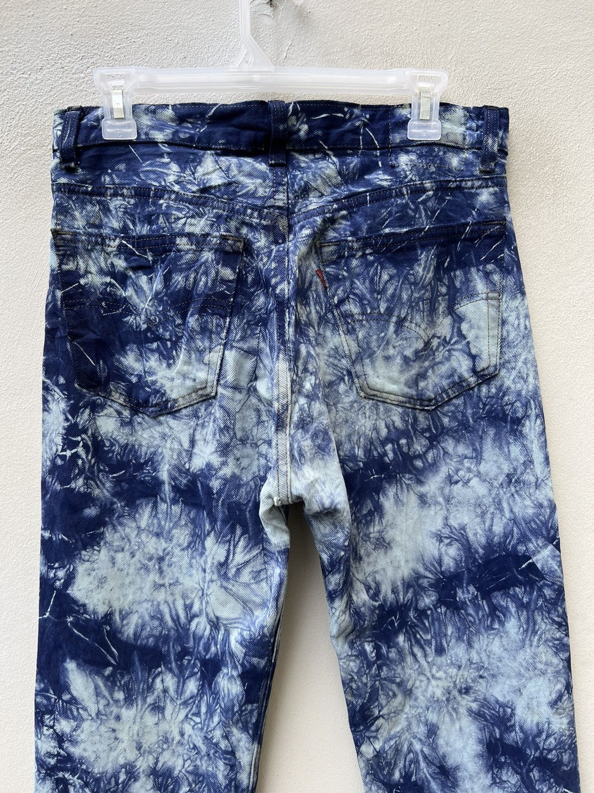 Levi's Vintage Late 80s Levi’s 501 Tie Dye Denim Regular Jeans Size US 31 - 16 Thumbnail