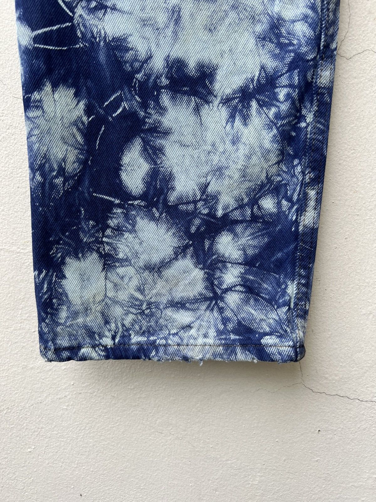 Levi's Vintage Late 80s Levi’s 501 Tie Dye Denim Regular Jeans Size US 31 - 19 Thumbnail