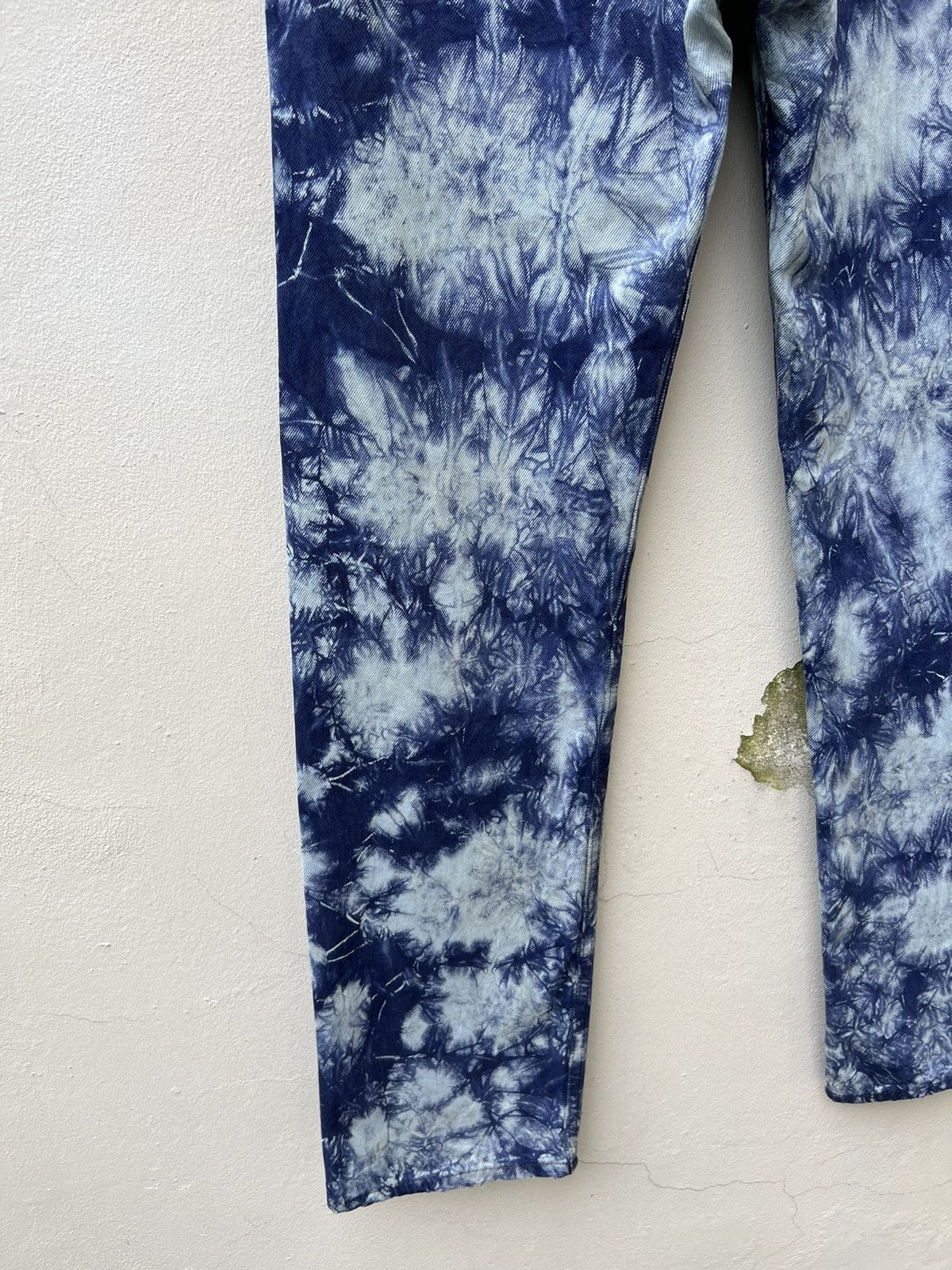 Levi's Vintage Late 80s Levi’s 501 Tie Dye Denim Regular Jeans Size US 31 - 18 Thumbnail