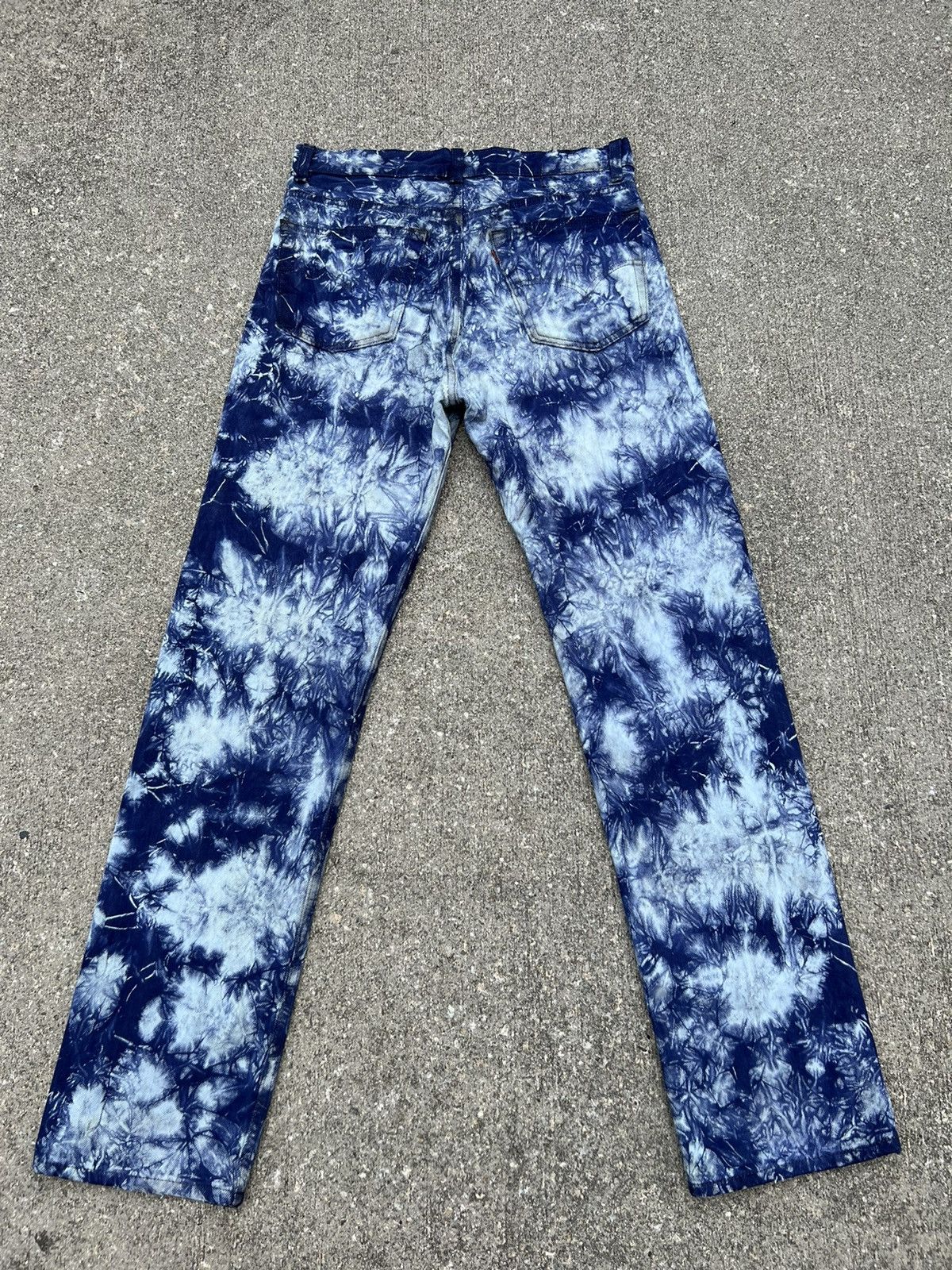 Levi's Vintage Late 80s Levi’s 501 Tie Dye Denim Regular Jeans Size US 31 - 5 Thumbnail