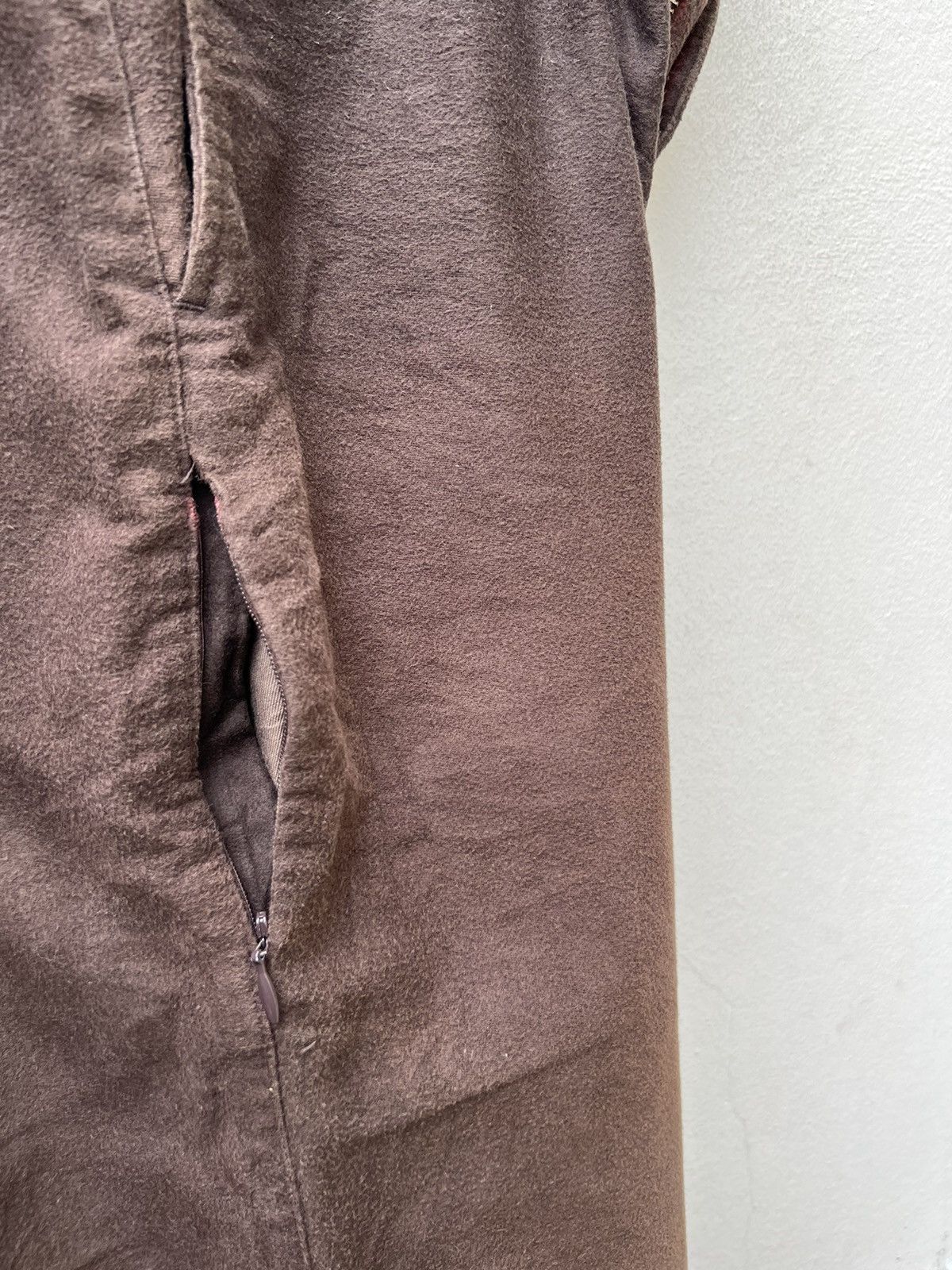 GOODENOUGH VTG Head Porter + Japan Sun Fade Brown Suede Cotton Trouser Size US 31 - 22 Thumbnail