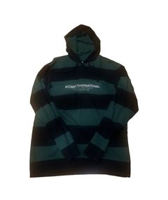 Stussy hot sale rugby hoodie