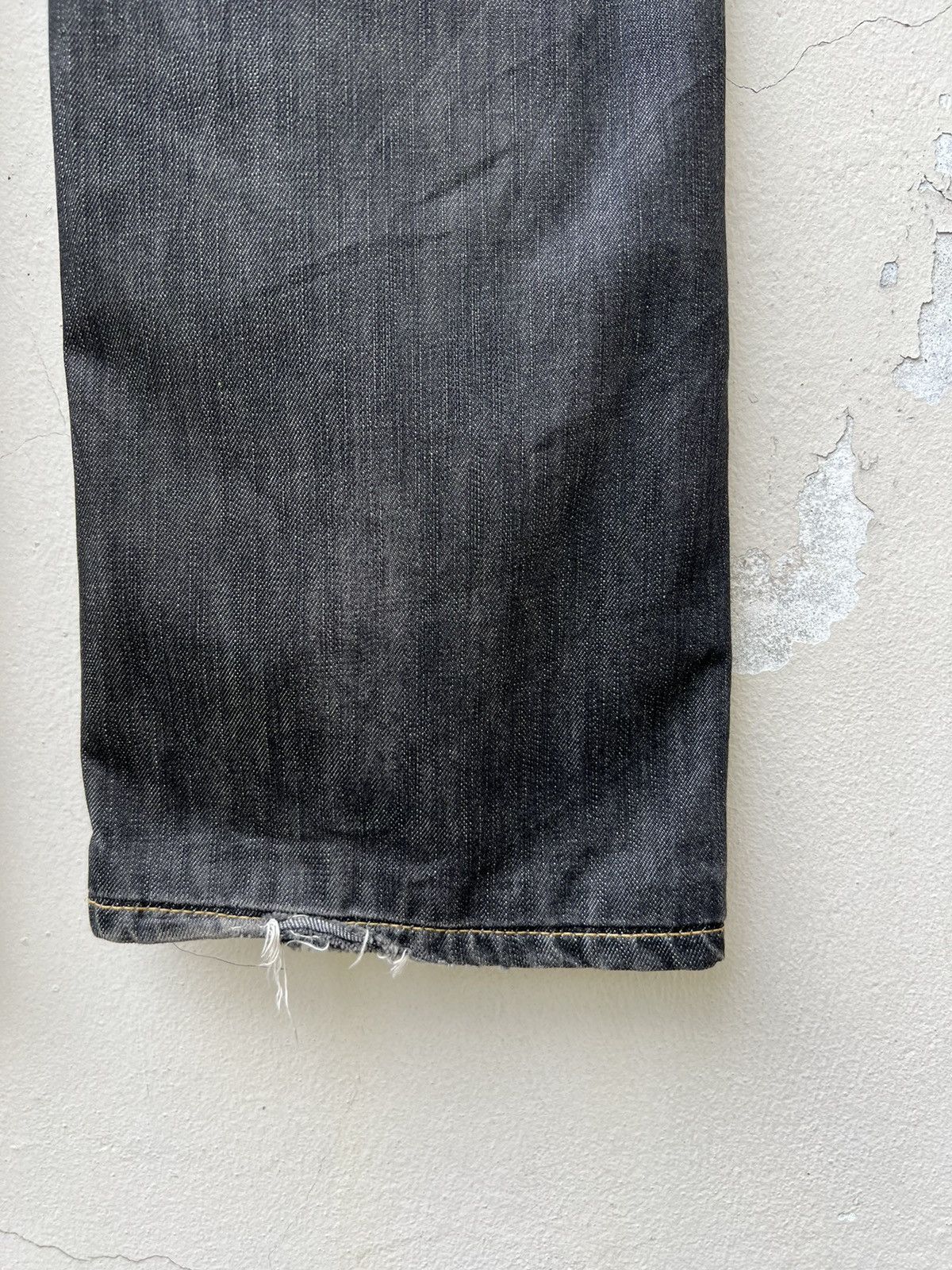 Vintage Vintage ANTWRP Belgium Distressed Faded Black Denim Jeans Size US 32 / EU 48 - 21 Thumbnail
