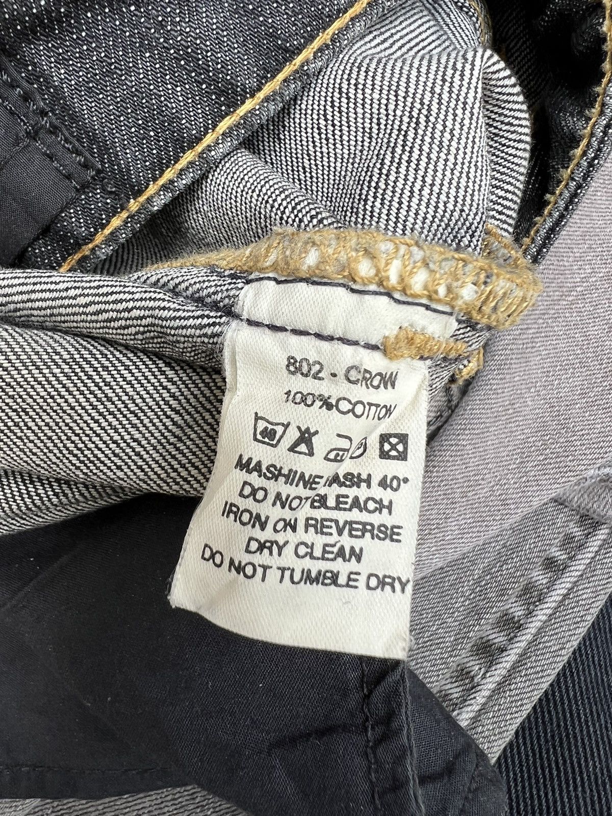 Vintage Vintage ANTWRP Belgium Distressed Faded Black Denim Jeans Size US 32 / EU 48 - 25 Thumbnail