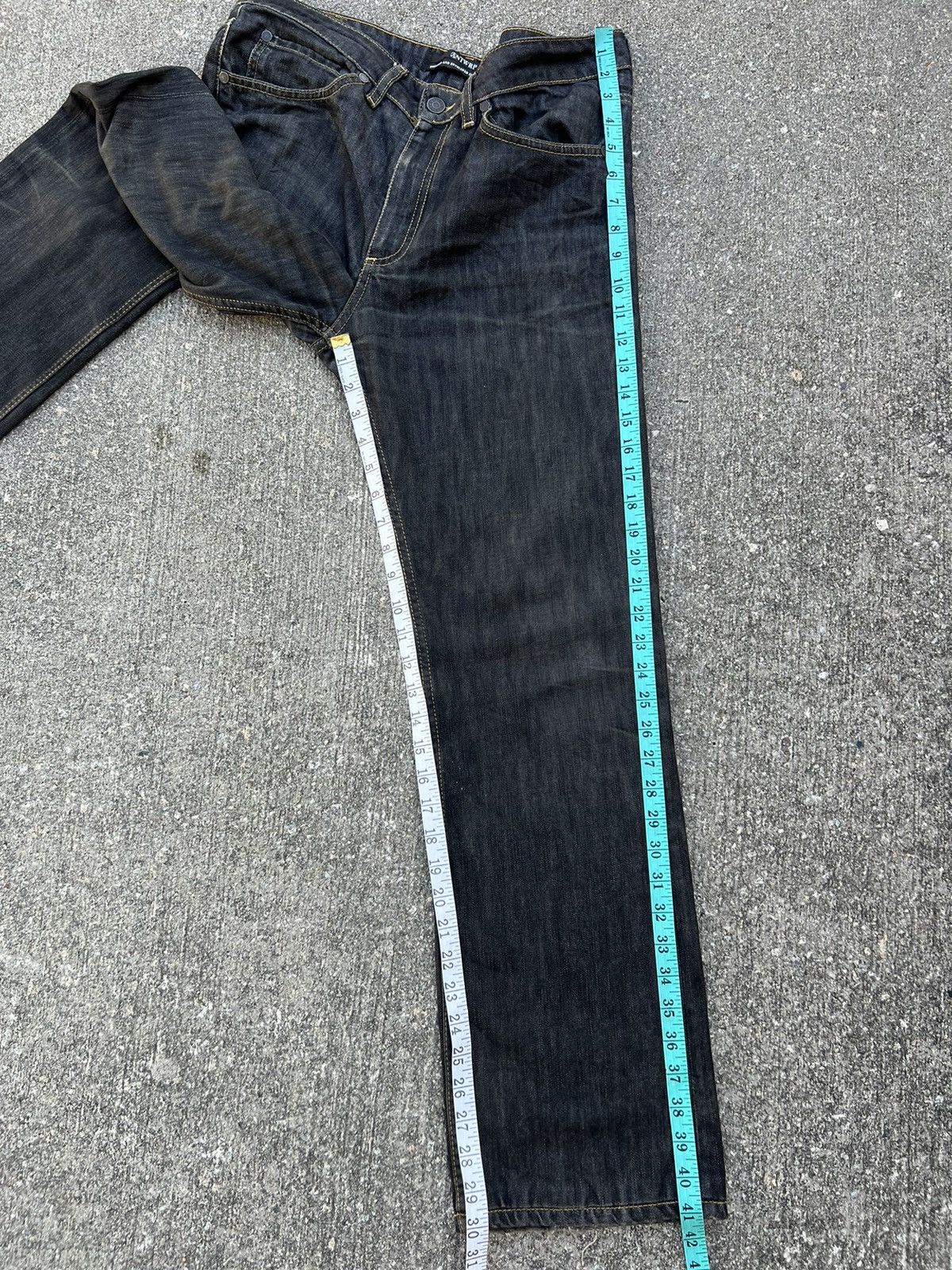 Vintage Vintage ANTWRP Belgium Distressed Faded Black Denim Jeans Size US 32 / EU 48 - 4 Thumbnail