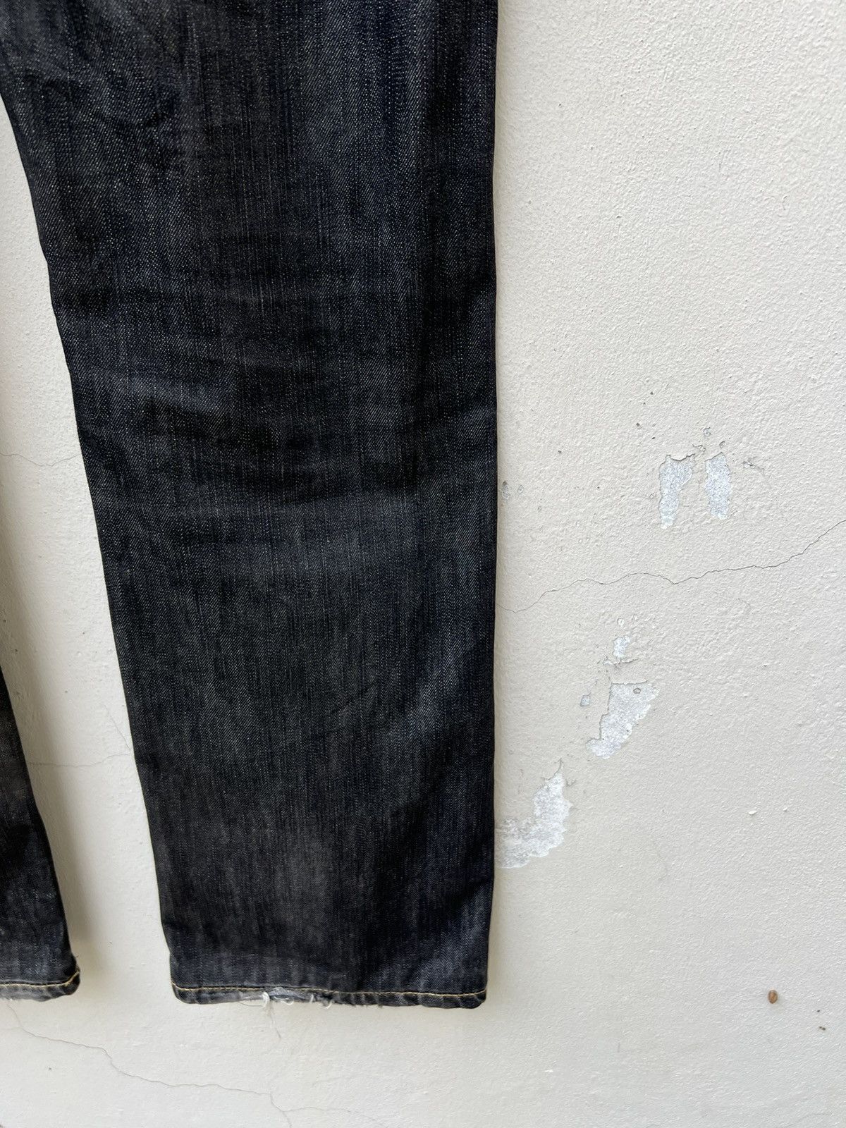 Vintage Vintage ANTWRP Belgium Distressed Faded Black Denim Jeans Size US 32 / EU 48 - 20 Thumbnail