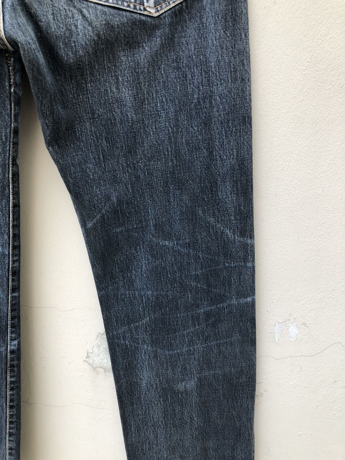45rpm Vintage 45rpm Japan Faded Indigo Denim Selvedge Jeans Size US 29 - 21 Thumbnail