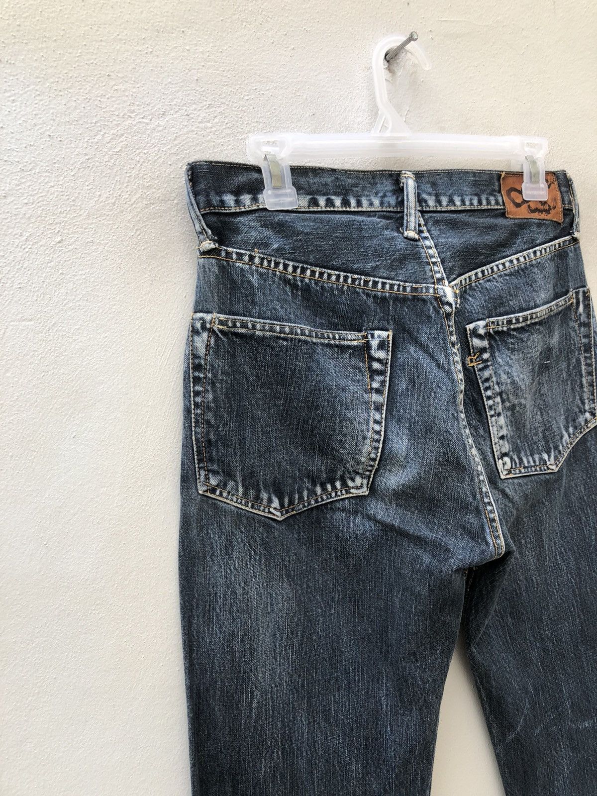 45rpm Vintage 45rpm Japan Faded Indigo Denim Selvedge Jeans Size US 29 - 16 Thumbnail
