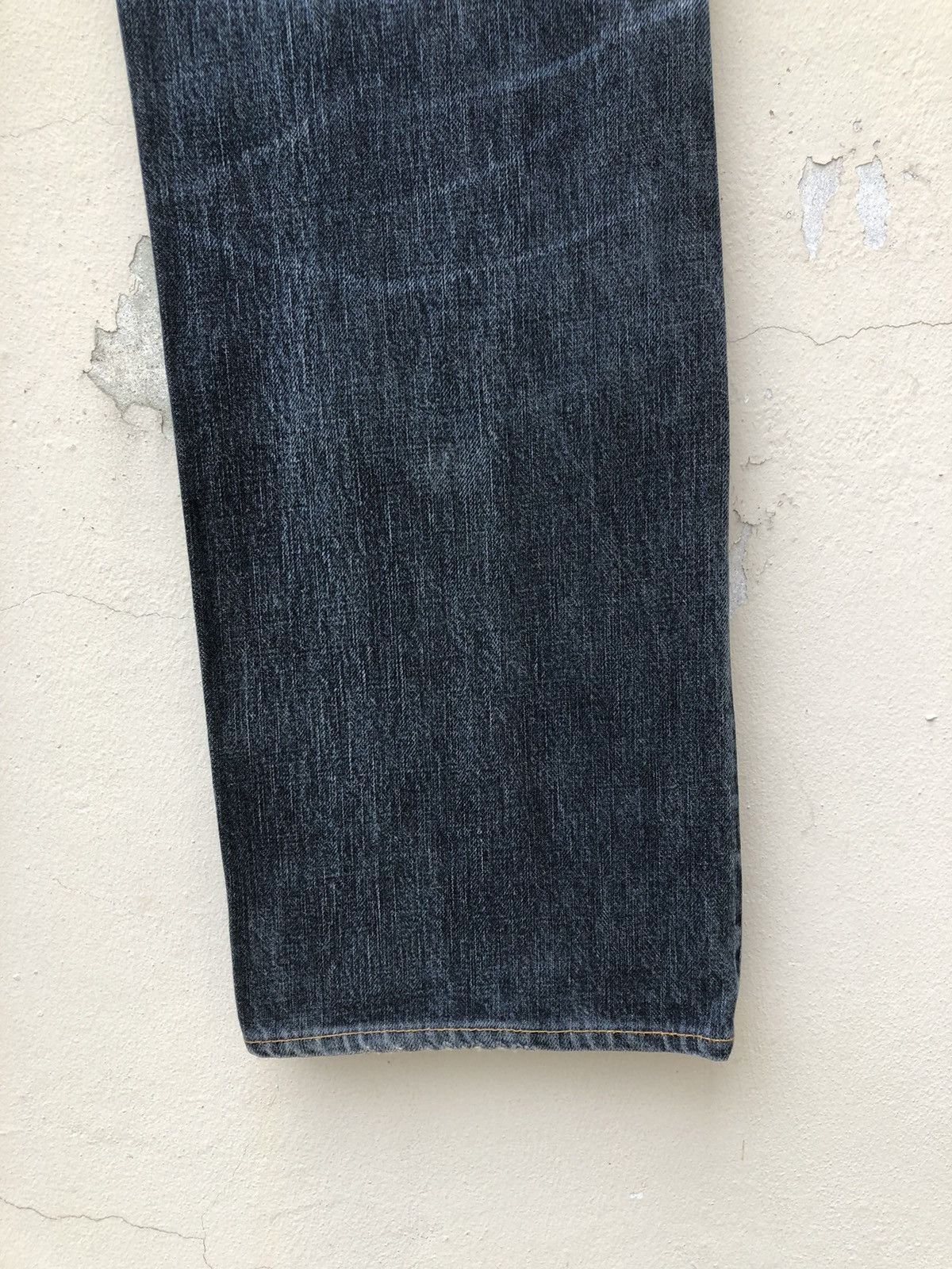 45rpm Vintage 45rpm Japan Faded Indigo Denim Selvedge Jeans Size US 29 - 22 Thumbnail