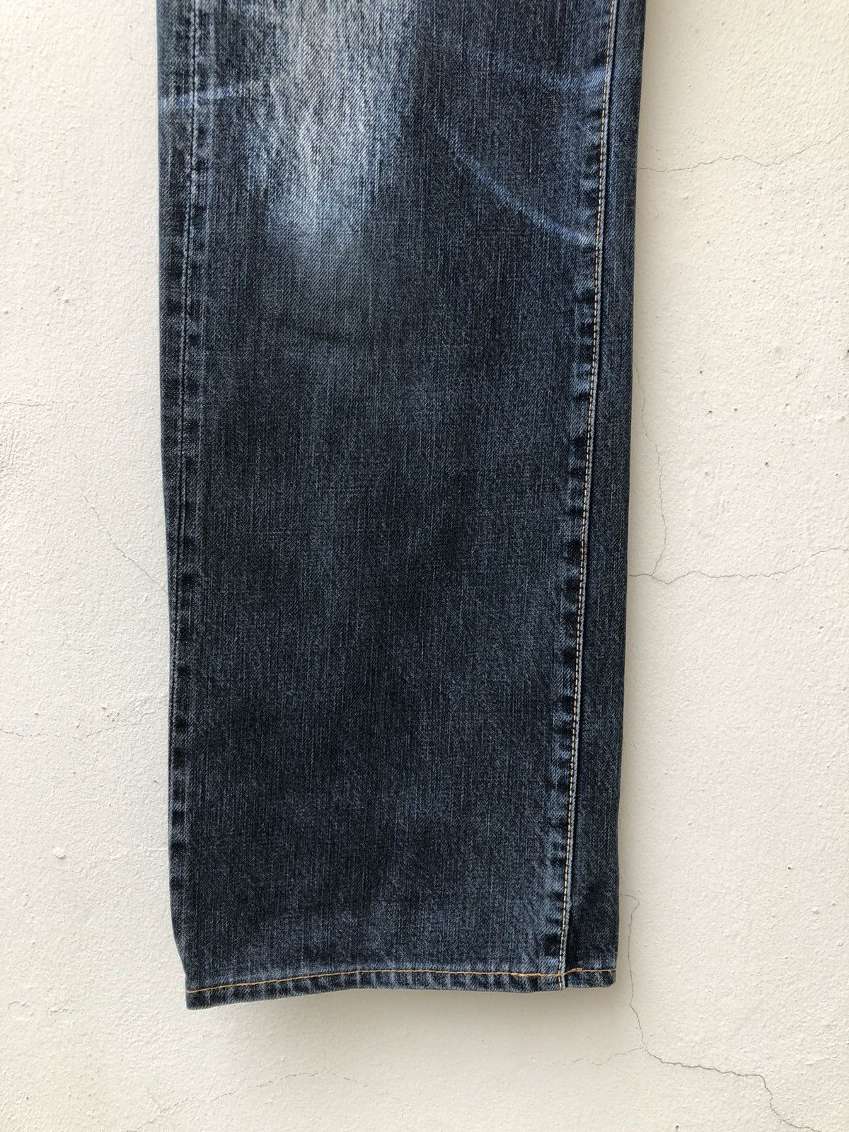 45rpm Vintage 45rpm Japan Faded Indigo Denim Selvedge Jeans Size US 29 - 10 Thumbnail