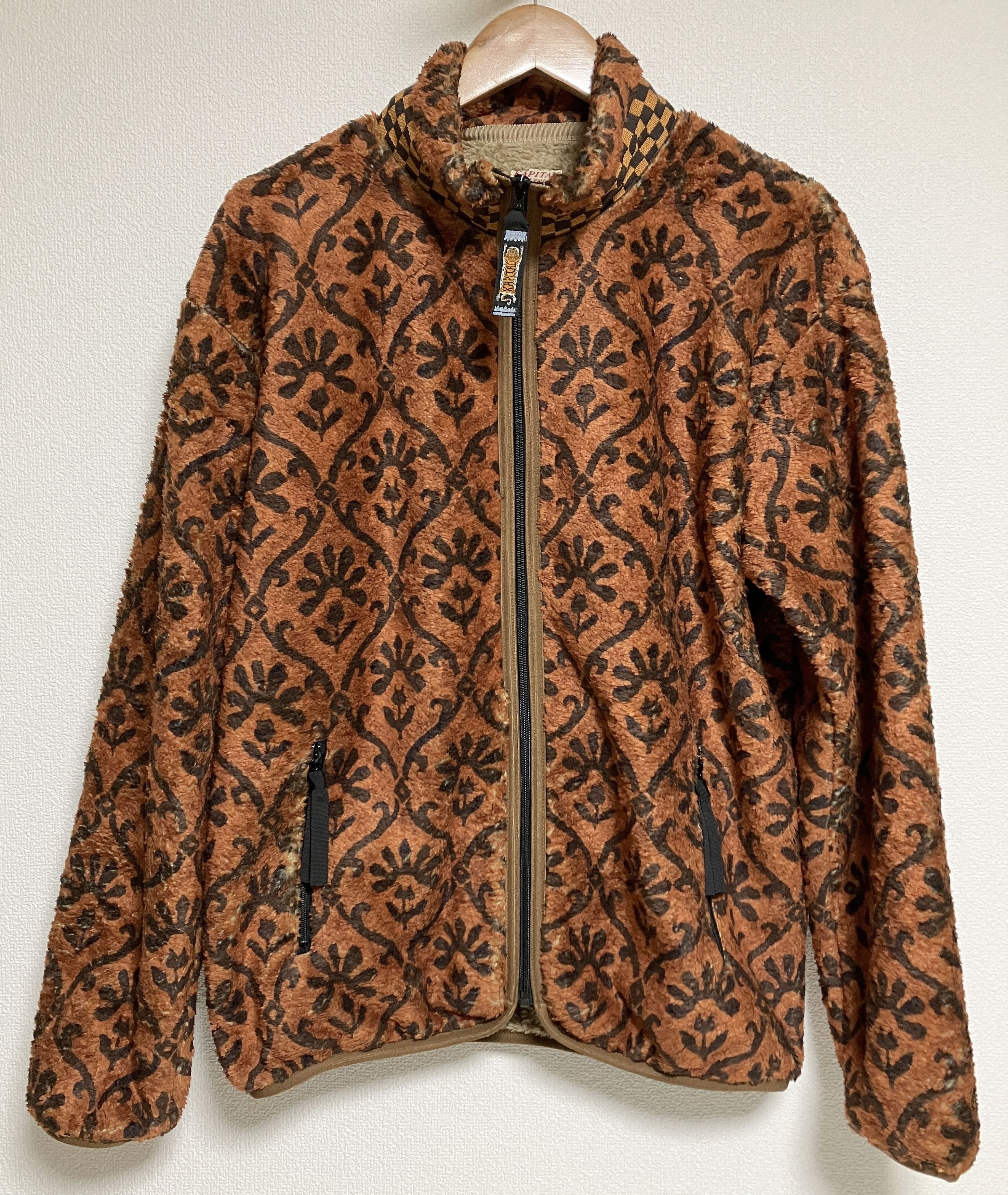 Kapital KAPITAL YOSEMITE arabesque fleece zip up blouson new brown L Size US L / EU 52-54 / 3 - 1 Thumbnail