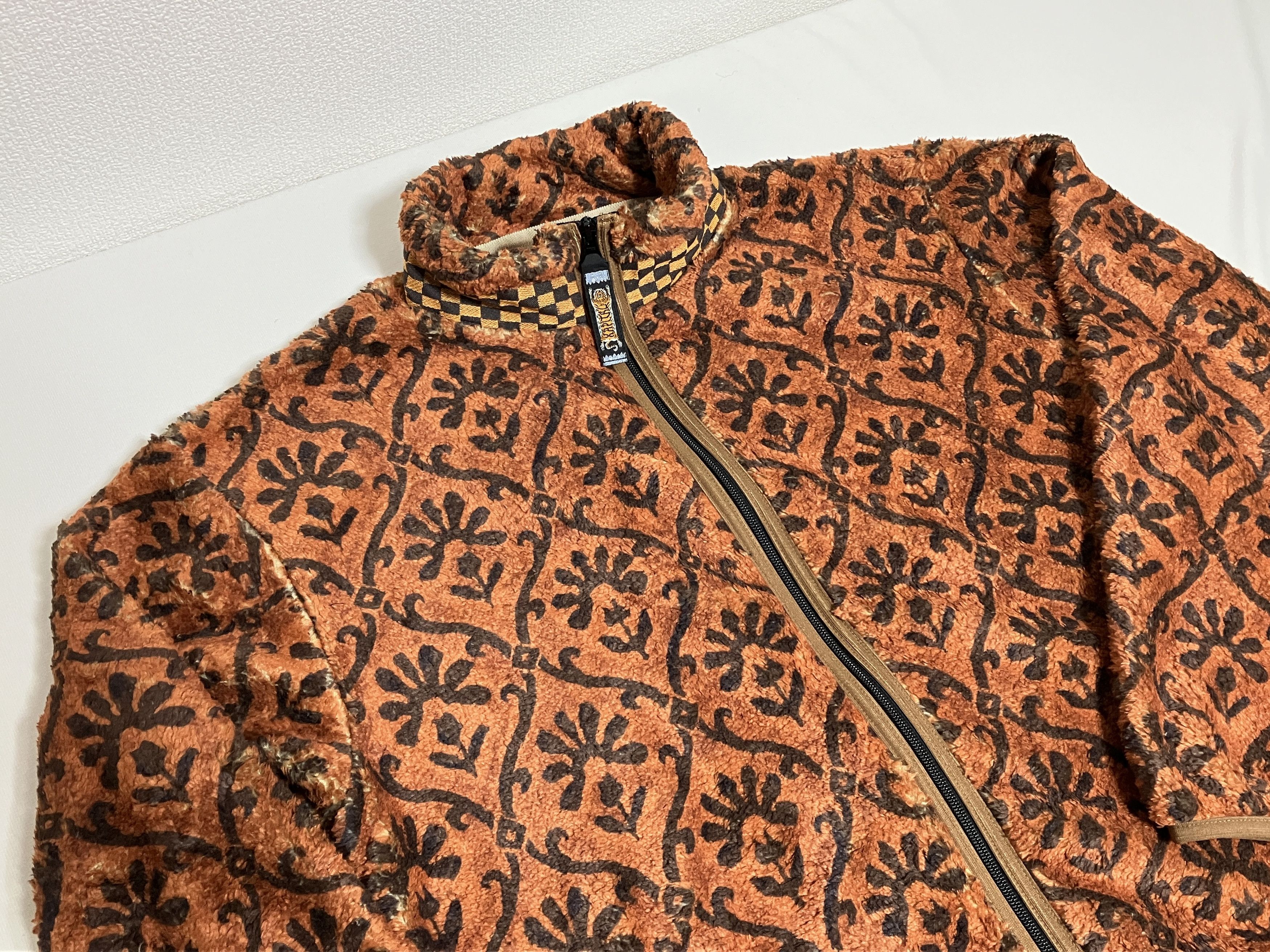 Kapital KAPITAL YOSEMITE arabesque fleece zip up blouson new brown L Size US L / EU 52-54 / 3 - 3 Thumbnail