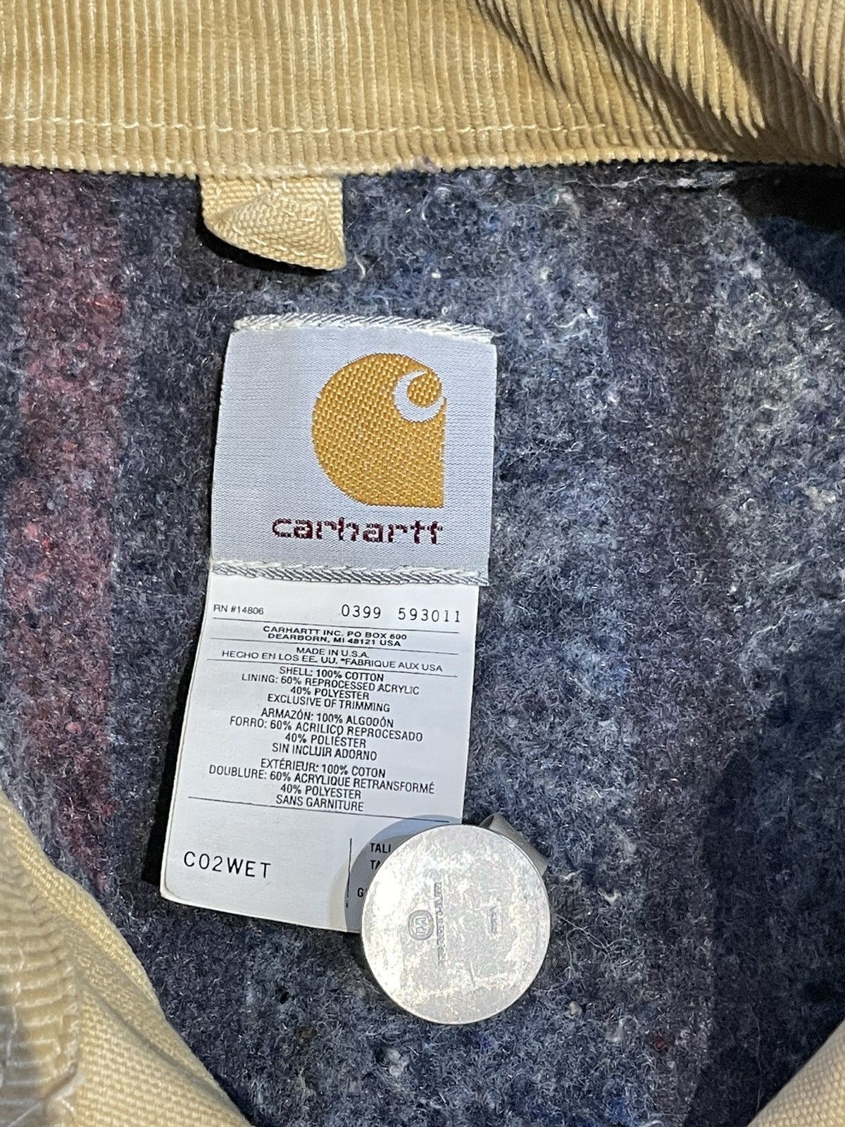 Carhartt × Vintage Carhartt Jacket Union Made 1980s Size US XL / EU 56 / 4 - 8 Thumbnail