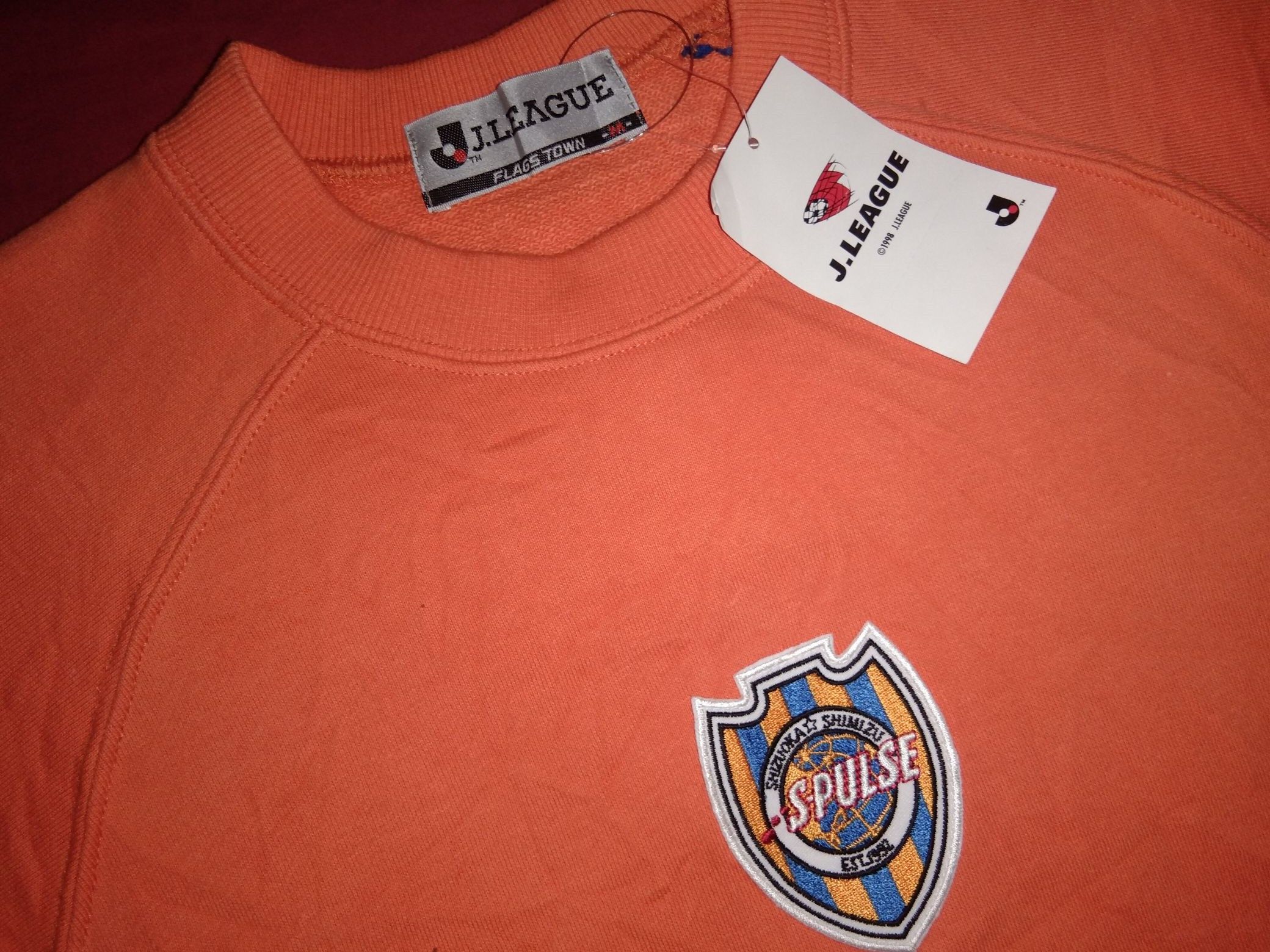 Japanese Brand × Vintage Vintage Deadstock Shimizu S Pulse JLeague sweatshirt jumper Size US M / EU 48-50 / 2 - 3 Thumbnail