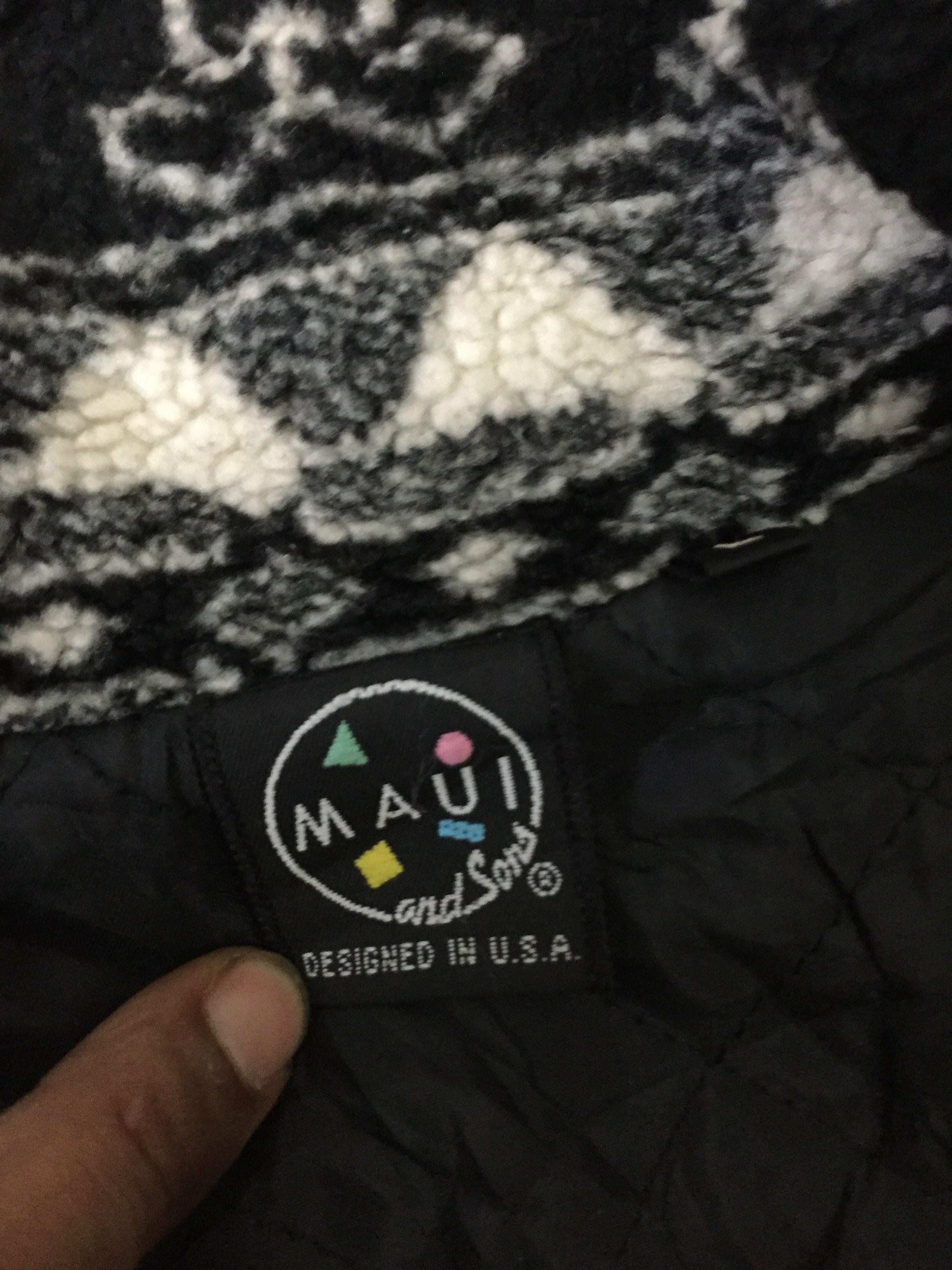 Maui and Sons Vintage Maui And Sons Navajo Fleece Jacket Size US L / EU 52-54 / 3 - 6 Thumbnail