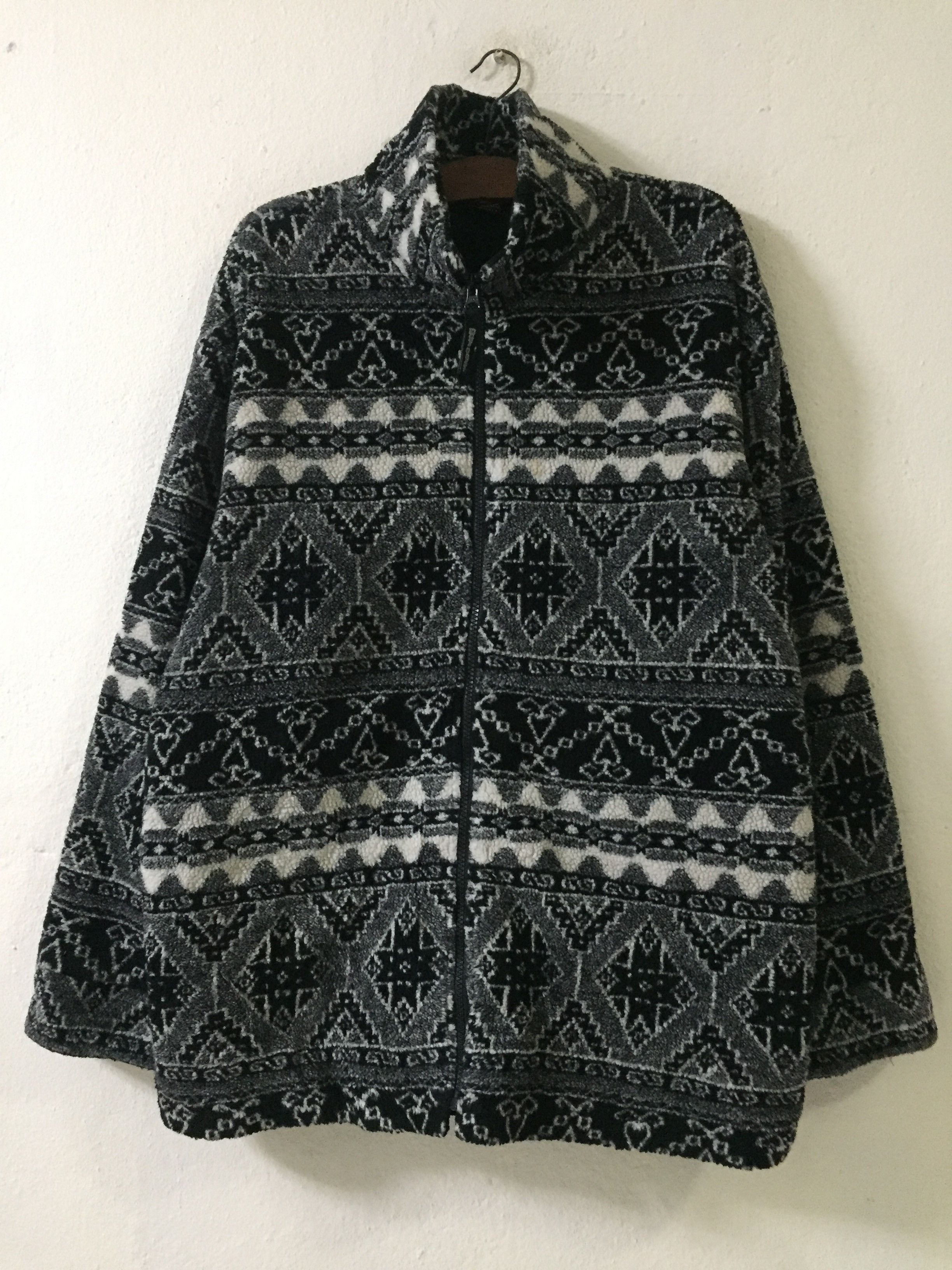 Maui and Sons Vintage Maui And Sons Navajo Fleece Jacket Size US L / EU 52-54 / 3 - 1 Thumbnail