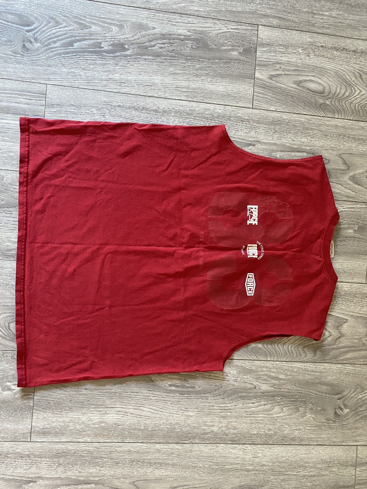 Nike × Vintage NIKE FORCE SILVER TANK Size US L / EU 52-54 / 3 - 3 Thumbnail