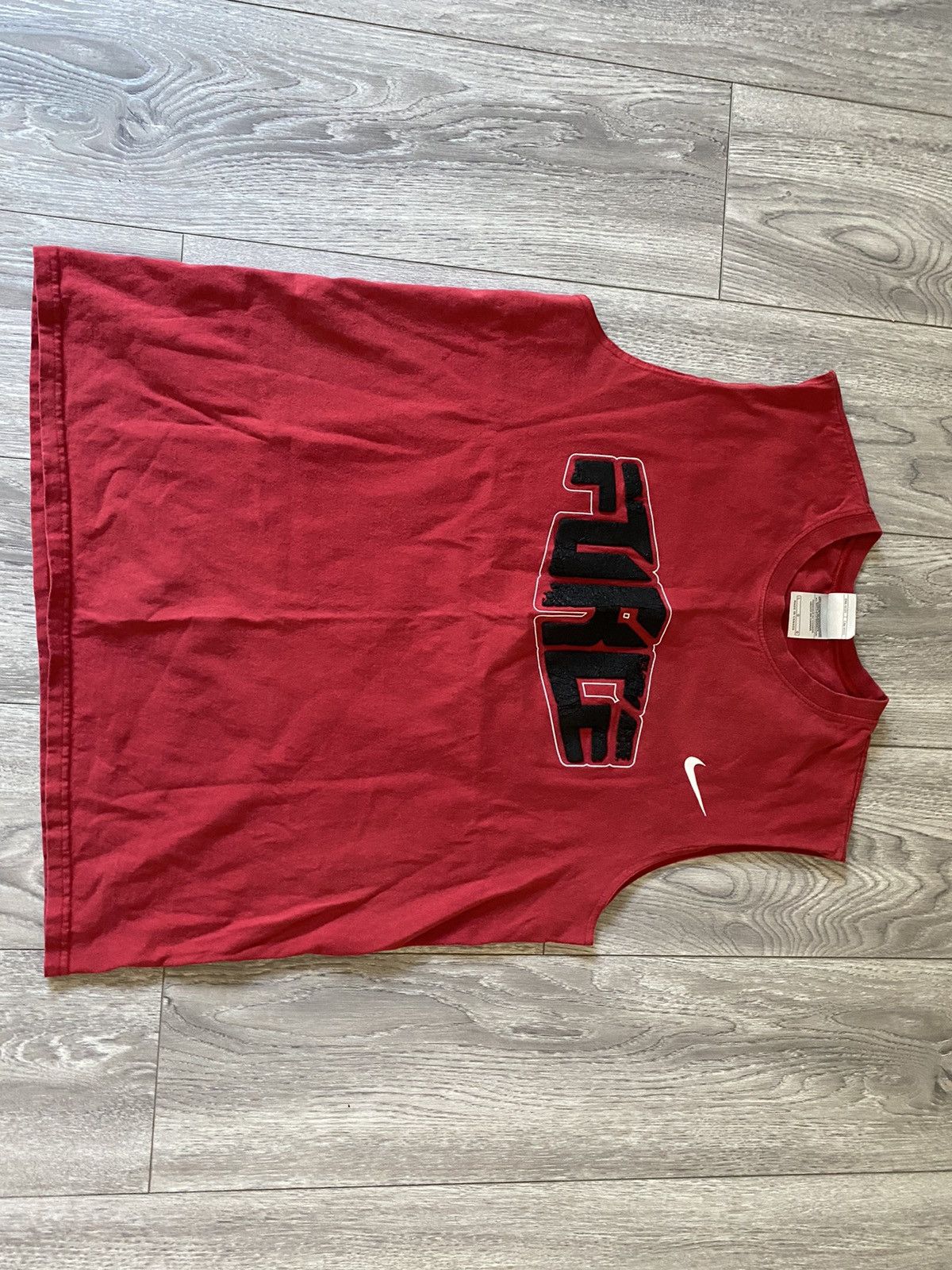 Nike × Vintage NIKE FORCE SILVER TANK Size US L / EU 52-54 / 3 - 1 Thumbnail