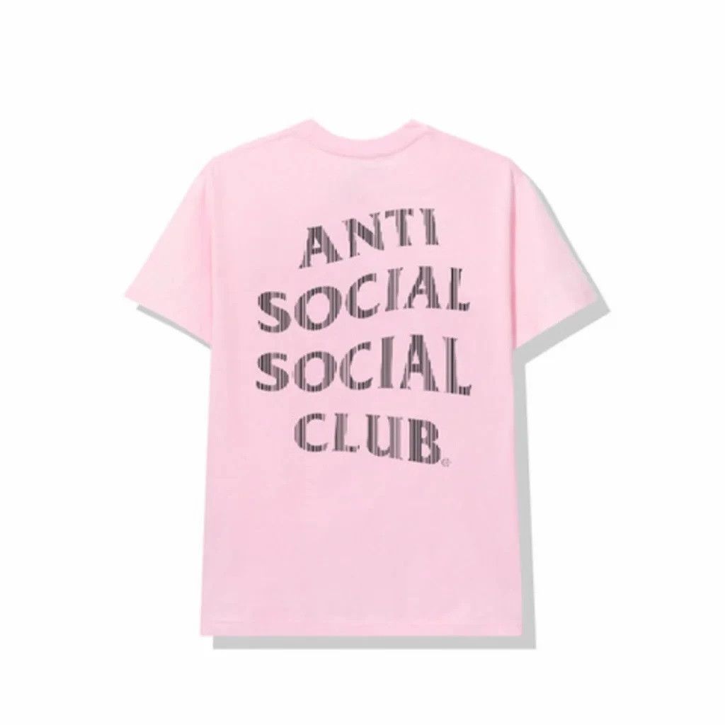 Anti Social Social Club DS Japan Only ASSC Box Logo Baguette Pink Tee FTP KITH BAPE Size US L / EU 52-54 / 3 - 6 Thumbnail