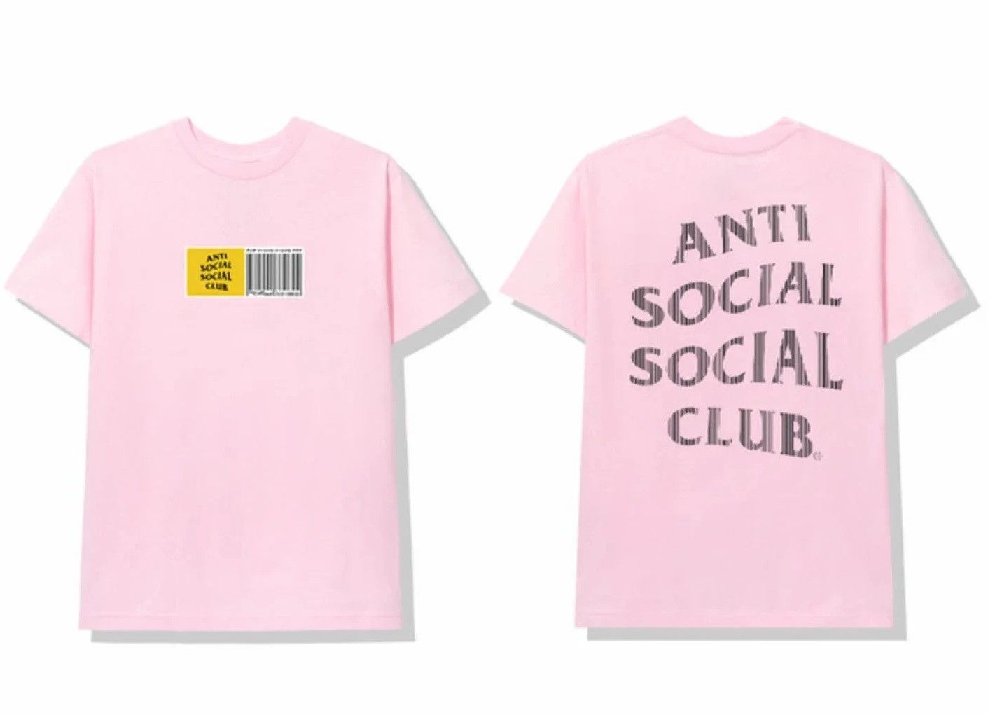 Anti Social Social Club DS Japan Only ASSC Box Logo Baguette Pink Tee FTP KITH BAPE Size US L / EU 52-54 / 3 - 1 Thumbnail