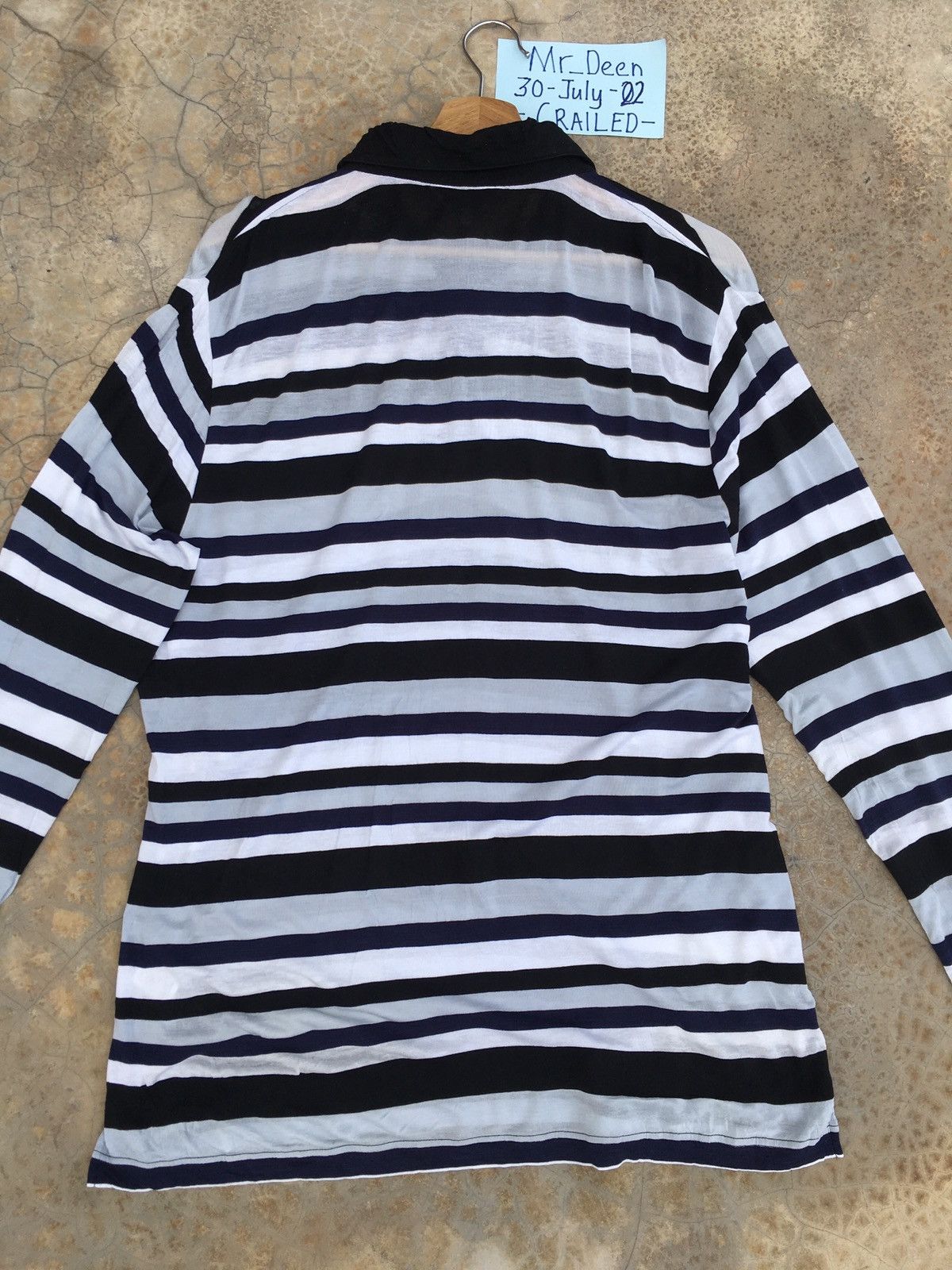 Lanvin Vintage Lanvin Stripes Longsleeve Shirt Size US L / EU 52-54 / 3 - 14 Thumbnail