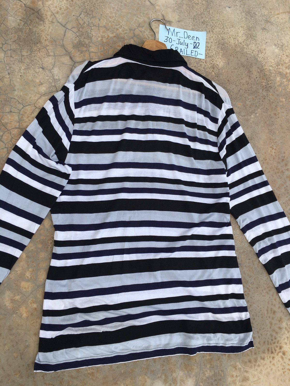 Lanvin Vintage Lanvin Stripes Longsleeve Shirt Size US L / EU 52-54 / 3 - 15 Thumbnail