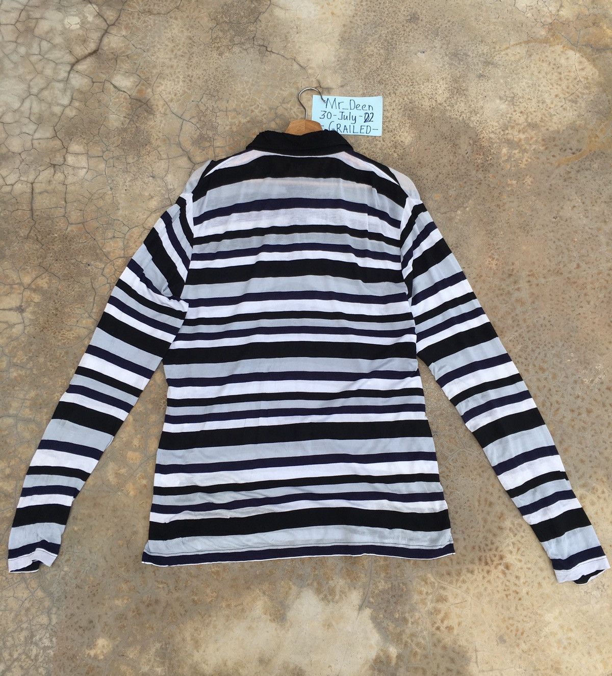 Lanvin Vintage Lanvin Stripes Longsleeve Shirt Size US L / EU 52-54 / 3 - 13 Thumbnail