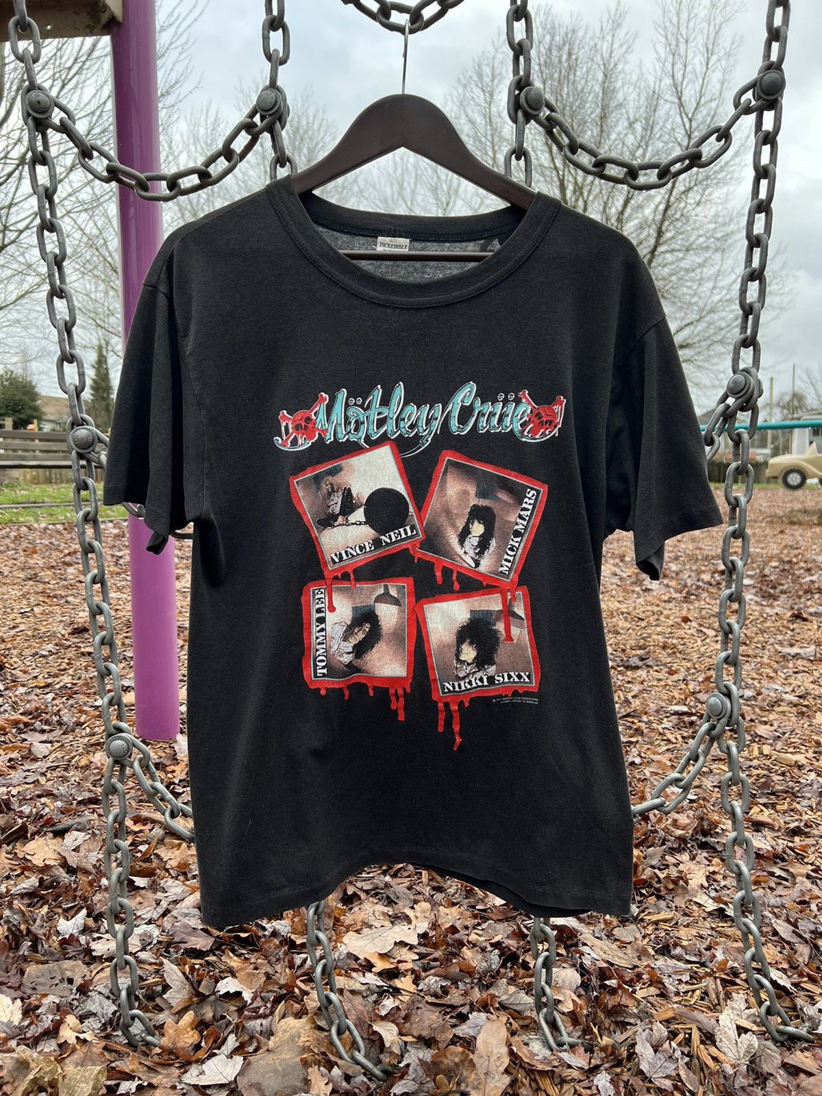 Vintage 1989 Motley Crue Kickstart My Heart Single Stitch Shirt 80s