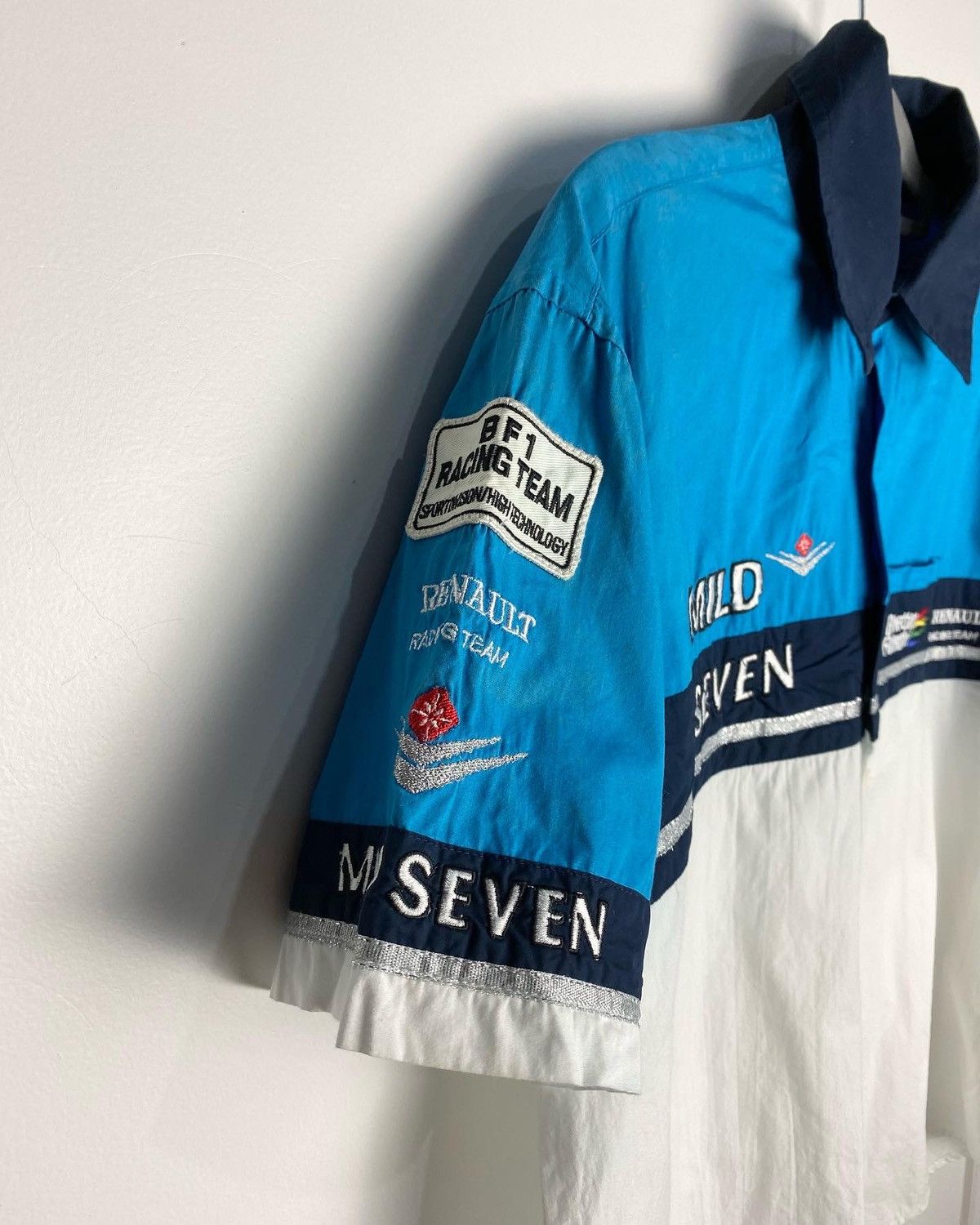 Sports Specialties 90s Benetton Formula 1 Mild Seven Pit Crew Shirt Size US M / EU 48-50 / 2 - 4 Thumbnail